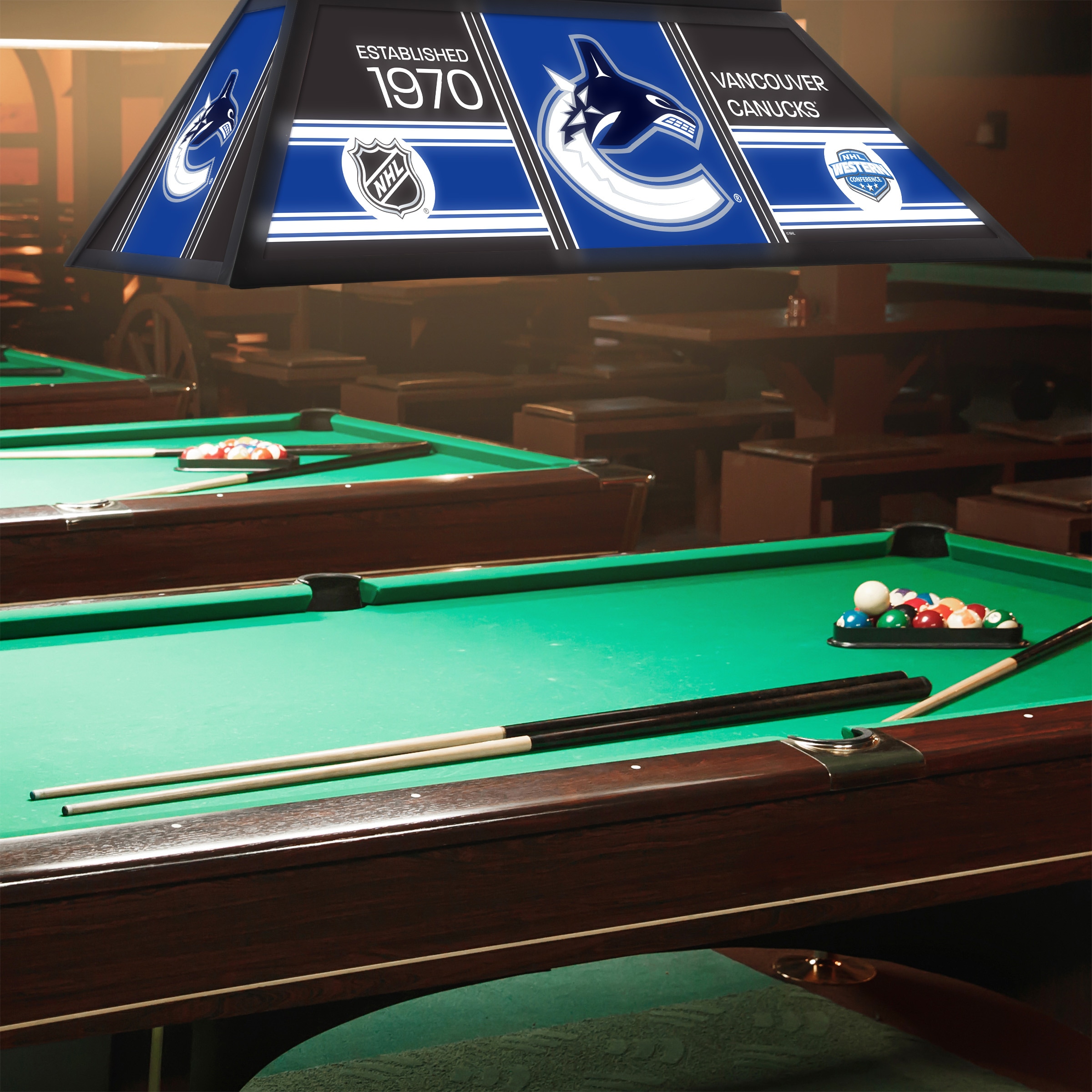Trademark Gameroom NHL4400-VC-PCH Pool-Table-Lighting - View #2