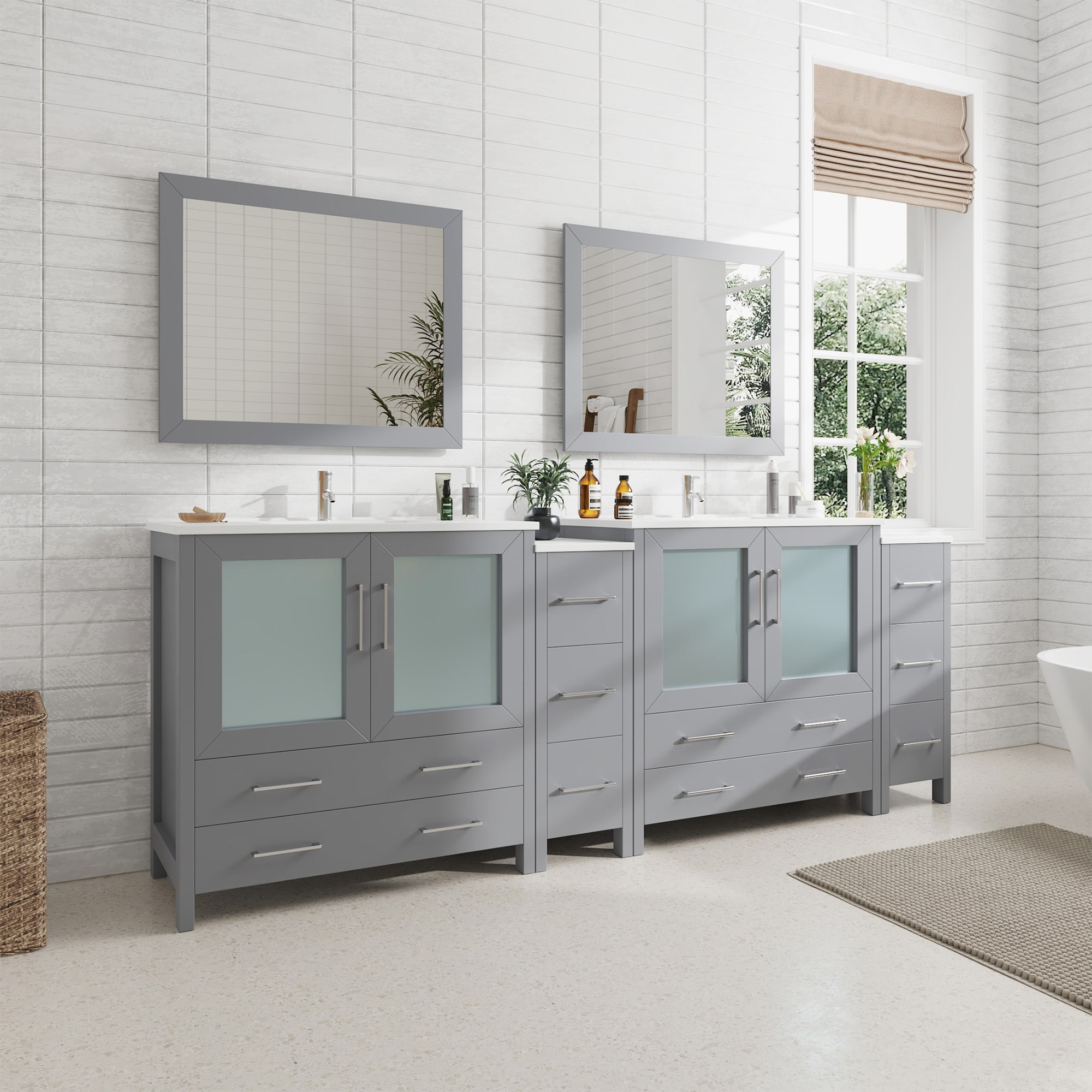 Vanity Art VA3036-96G Bath-Vanity-Combo - View #2