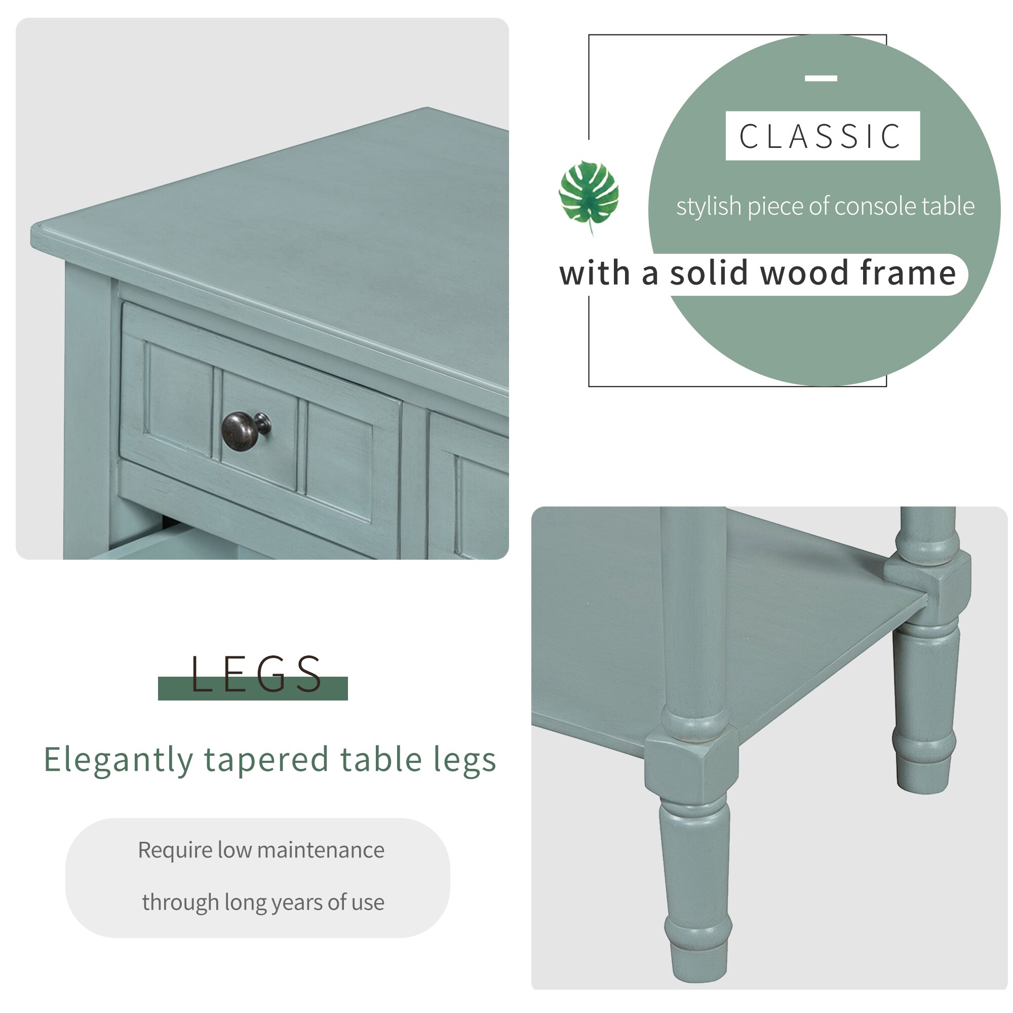 SINOFURN SYA330168BL Console-Sofa-Tables - View #12