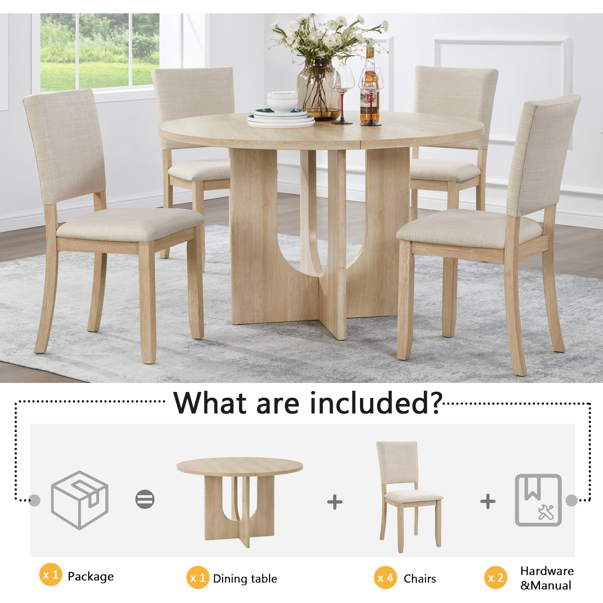 Aoibox LAB0129D19 Dining-Sets - View #7