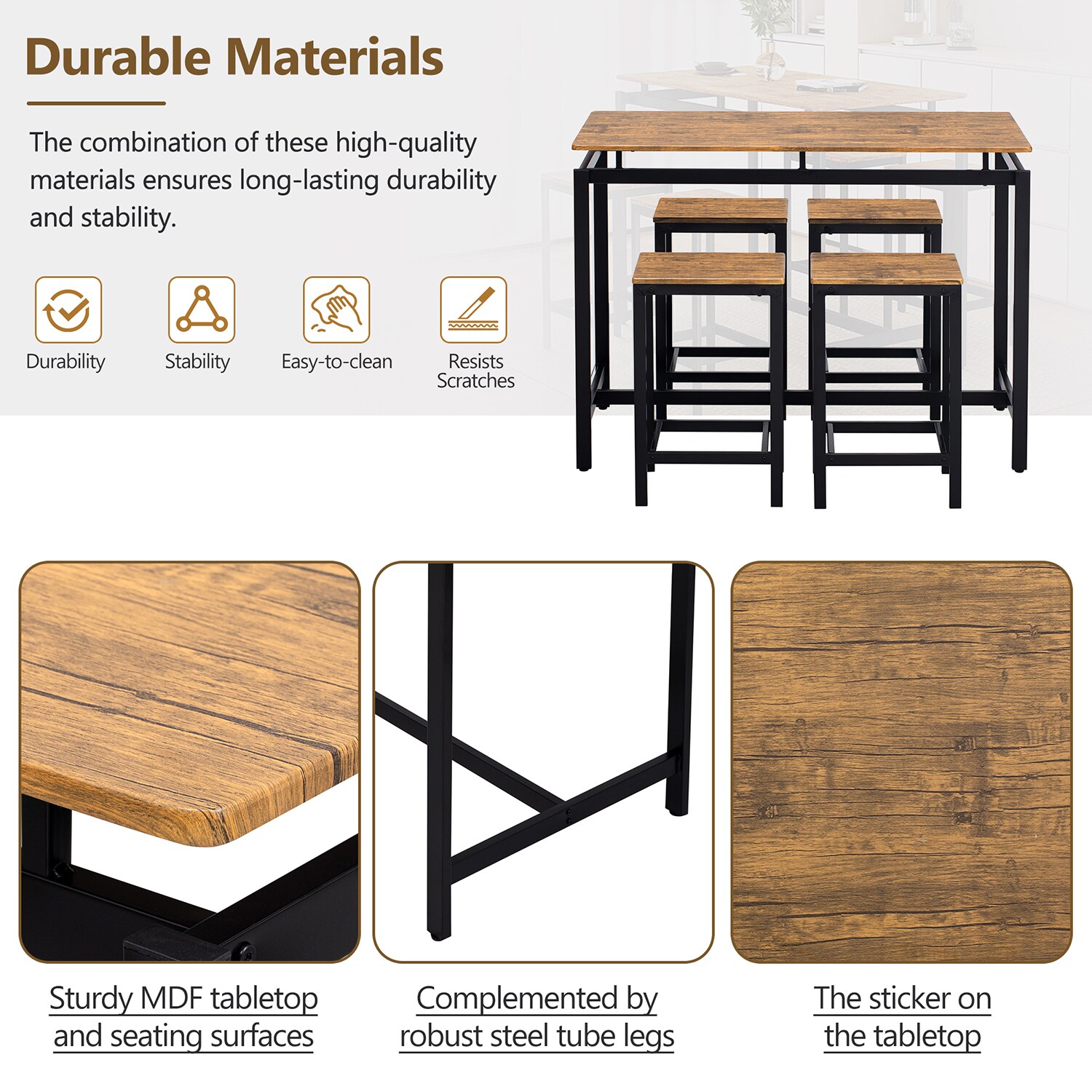 GZMR GZ-TRM160AD Dining-Sets - View #7