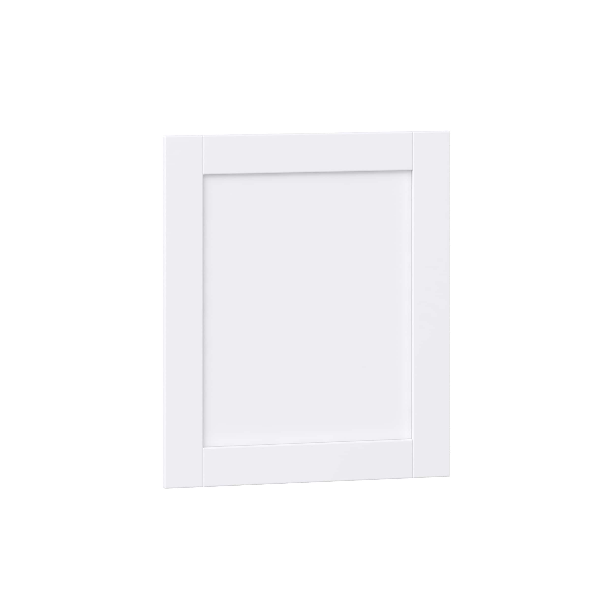 Hugo&Borg DSDR2125-RM Rosemont 21-in W x 25-in H Glacier White Laminate Shaker Base cabinet door (Fits 24-in wall box )