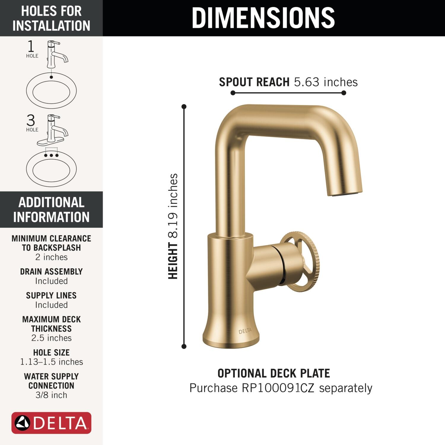 Delta 5547HAR-CZ-DST Lavatory-Faucets - View #5