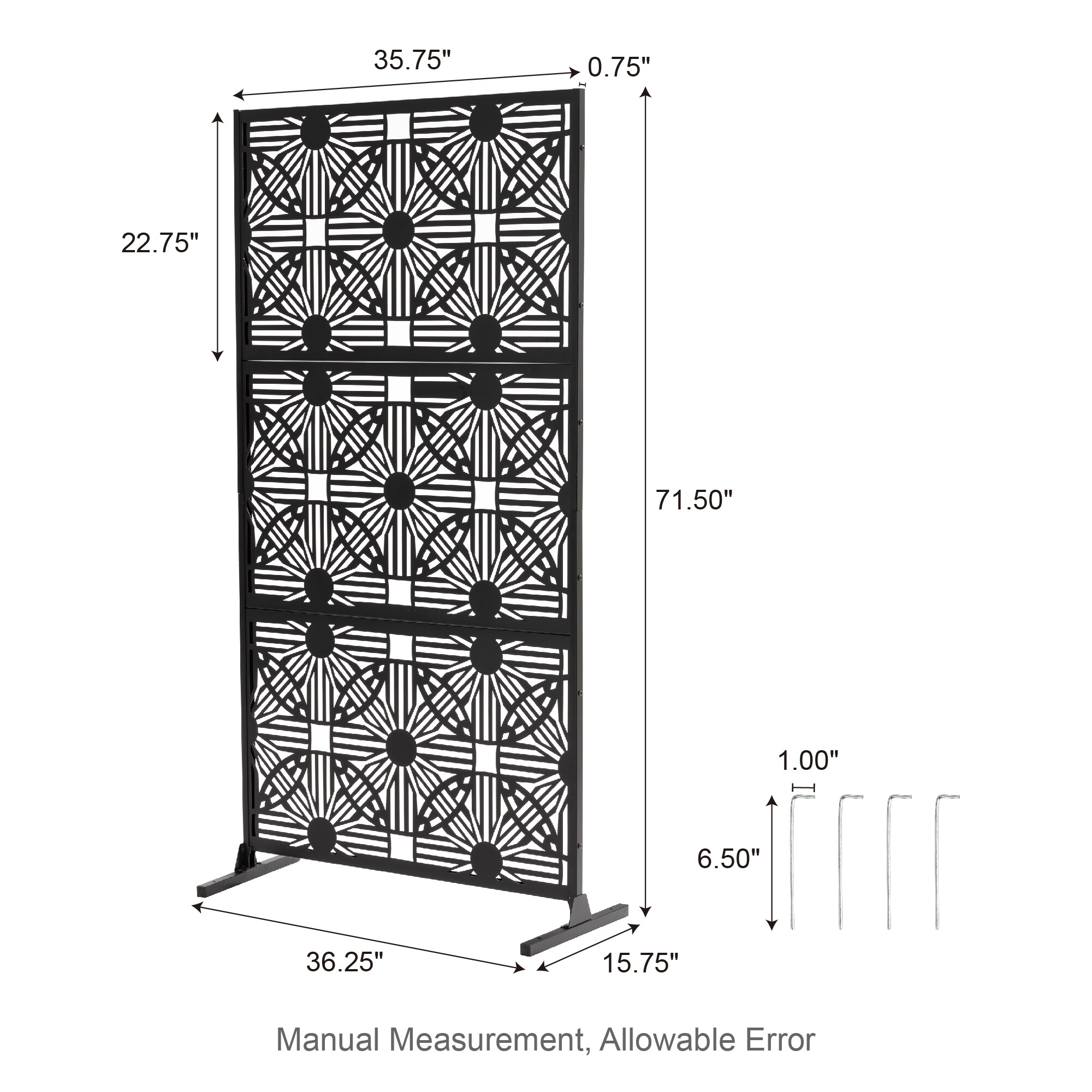 Glitzhome 2039200002 Outdoor-Privacy-Screen - View #6