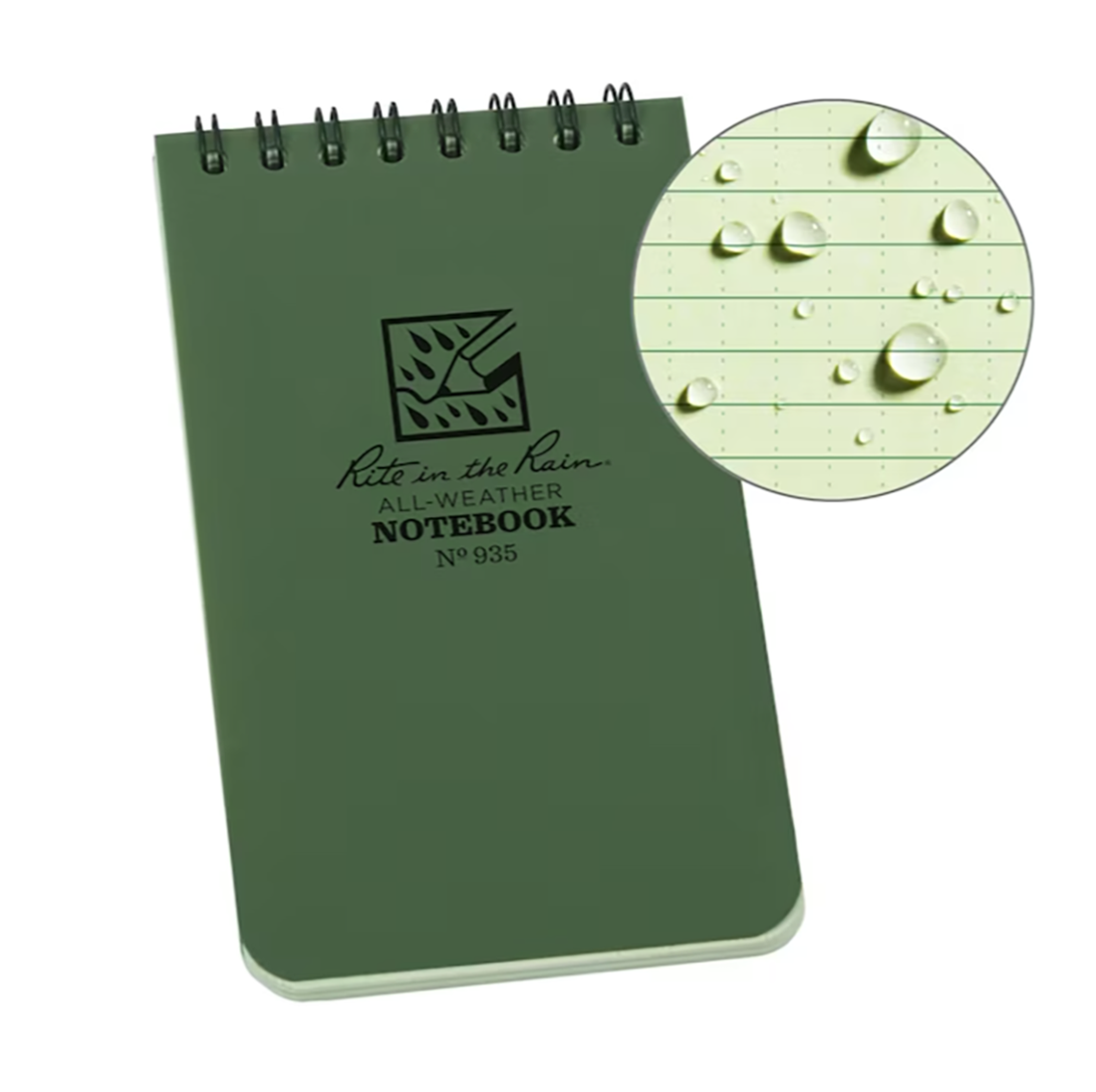 Rite in the Rain Durable Orange Spiral Notepad - All-Weather Paper, 100  Pages, Impact-Resistant Binding in the Notebooks & Notepads department at