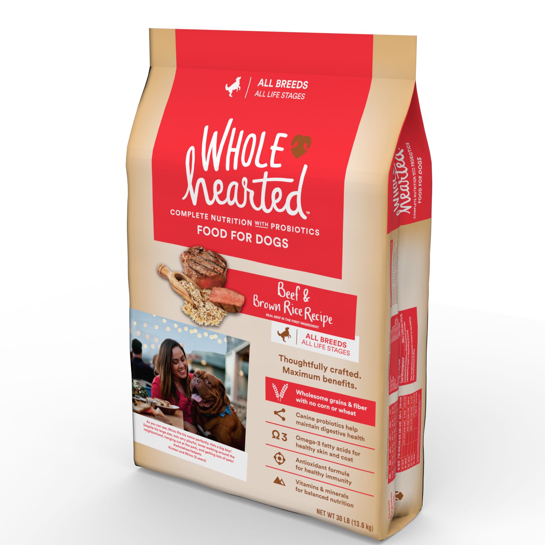 Wholehearted puppy outlet food serving size