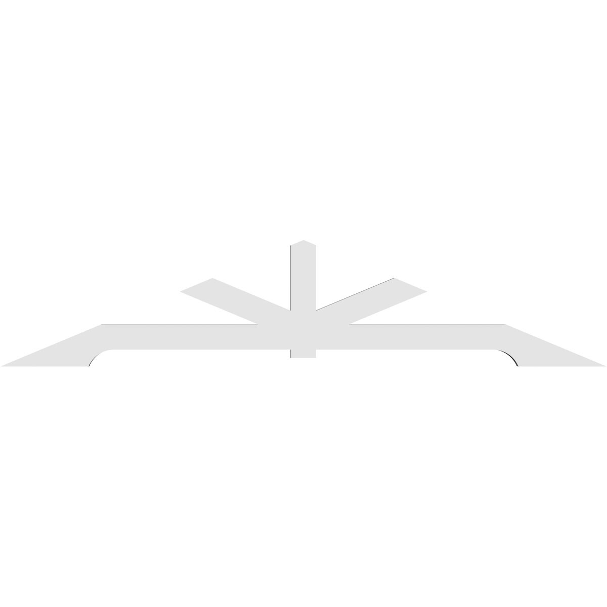 Ekena Millwork GBP096X20X0204VAN00 Exterior-Brackets-Braces - View #4