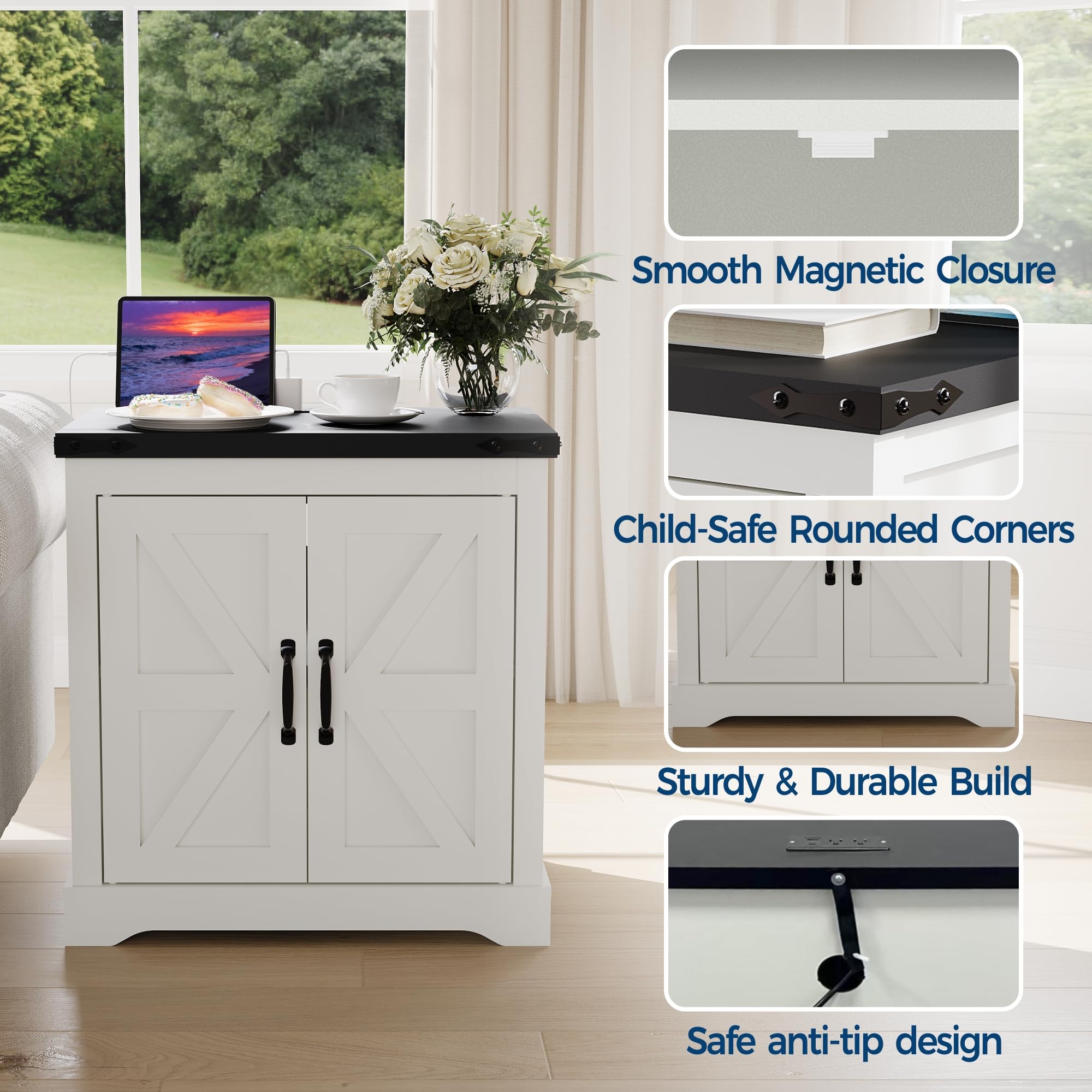 GarveeLife BWR-WF3KM4-6AE nightstands - View #6