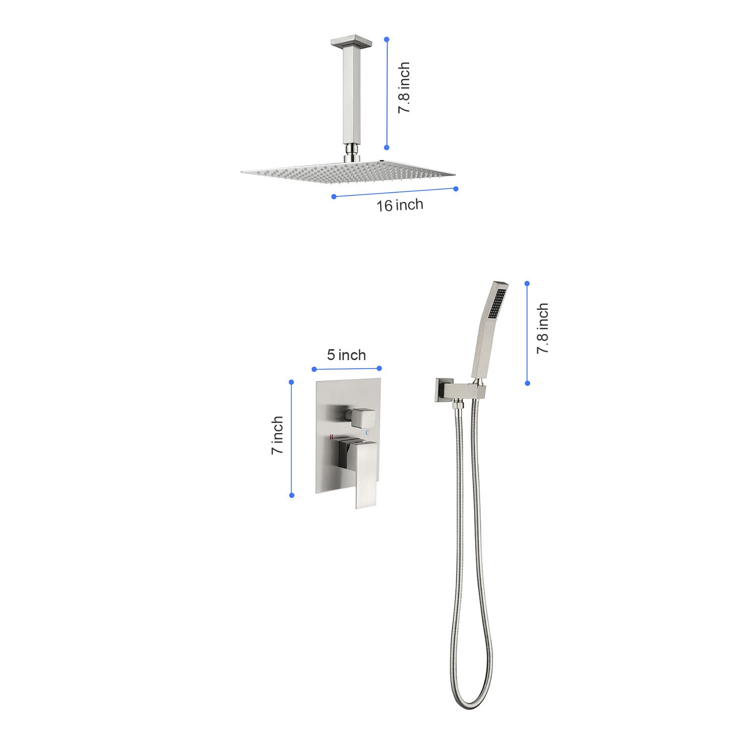 Vanityfus VF-W2287-41067 Showerhead-Bar-Panels - View #3