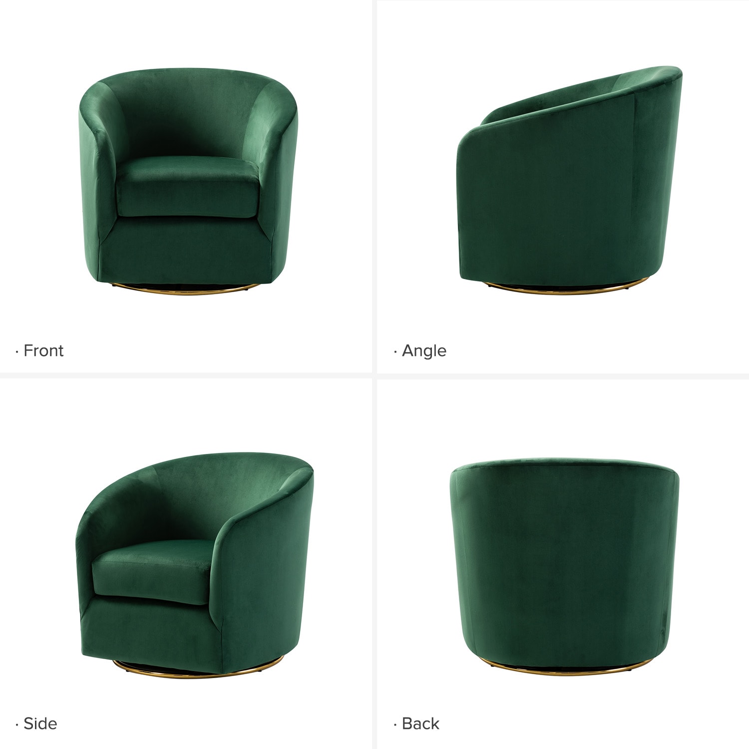 14 Karat Home CHM0240-GREEN chairs - View #6