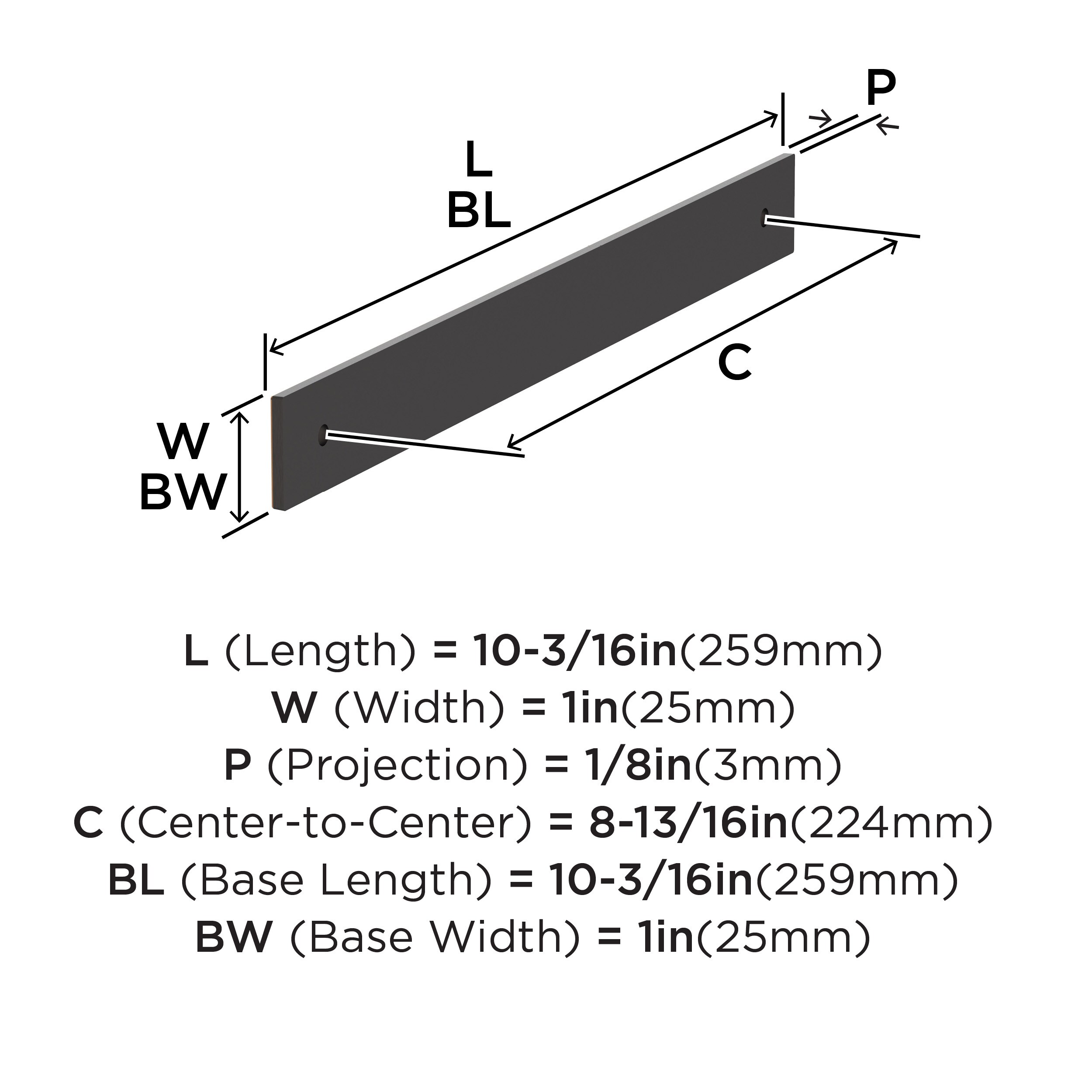 Amerock BP37766ORB Drawer-Hardware - View #4