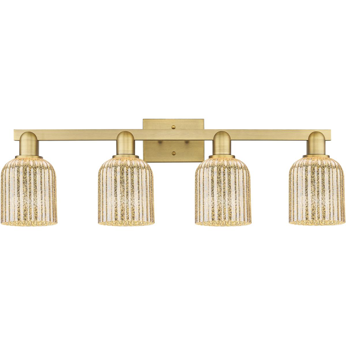 Innovations Lighting - 716-4W-BB-G559-5ME Bridal Veil Bathroom Vanity Light Brushed Brass