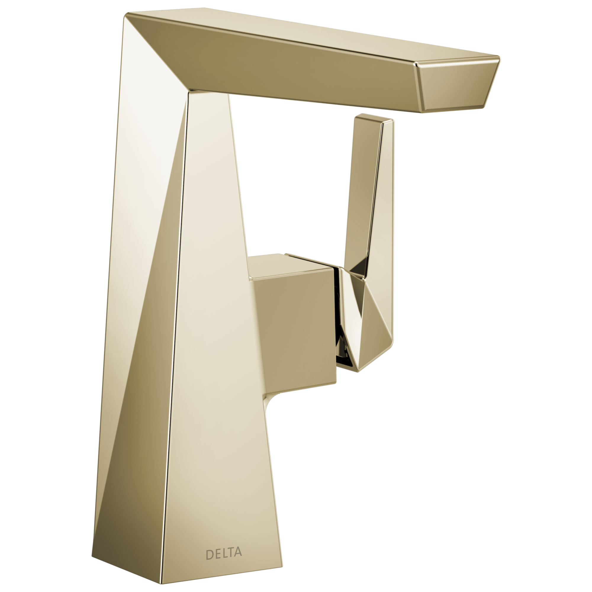 Delta 643-PN-PR-DST Trillian Lumicoat Polished Nickel Single hole 1-handle WaterSense Low-arc Residential Handle Bathroom Sink Faucet