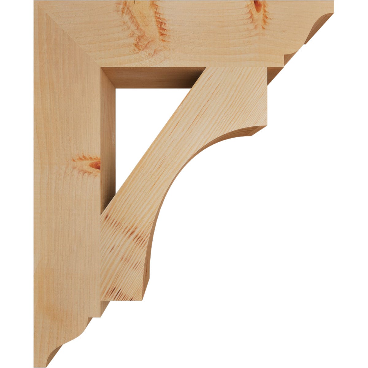 Ekena Millwork BKT04X18X22WTL01SDF Exterior-Brackets-Braces - View #3