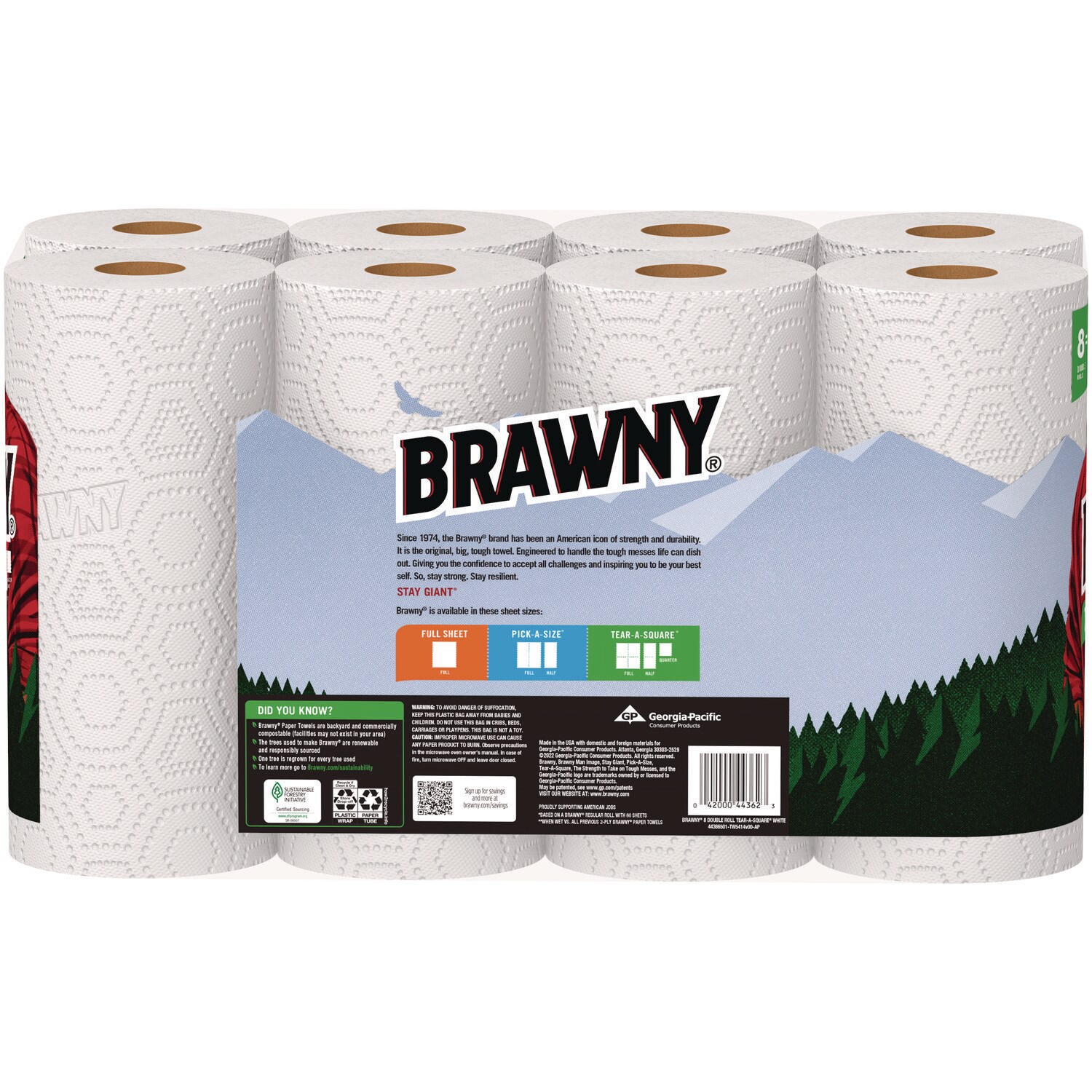 Brawny Tear A Square Kitchen Towels - Thumbnail 2
