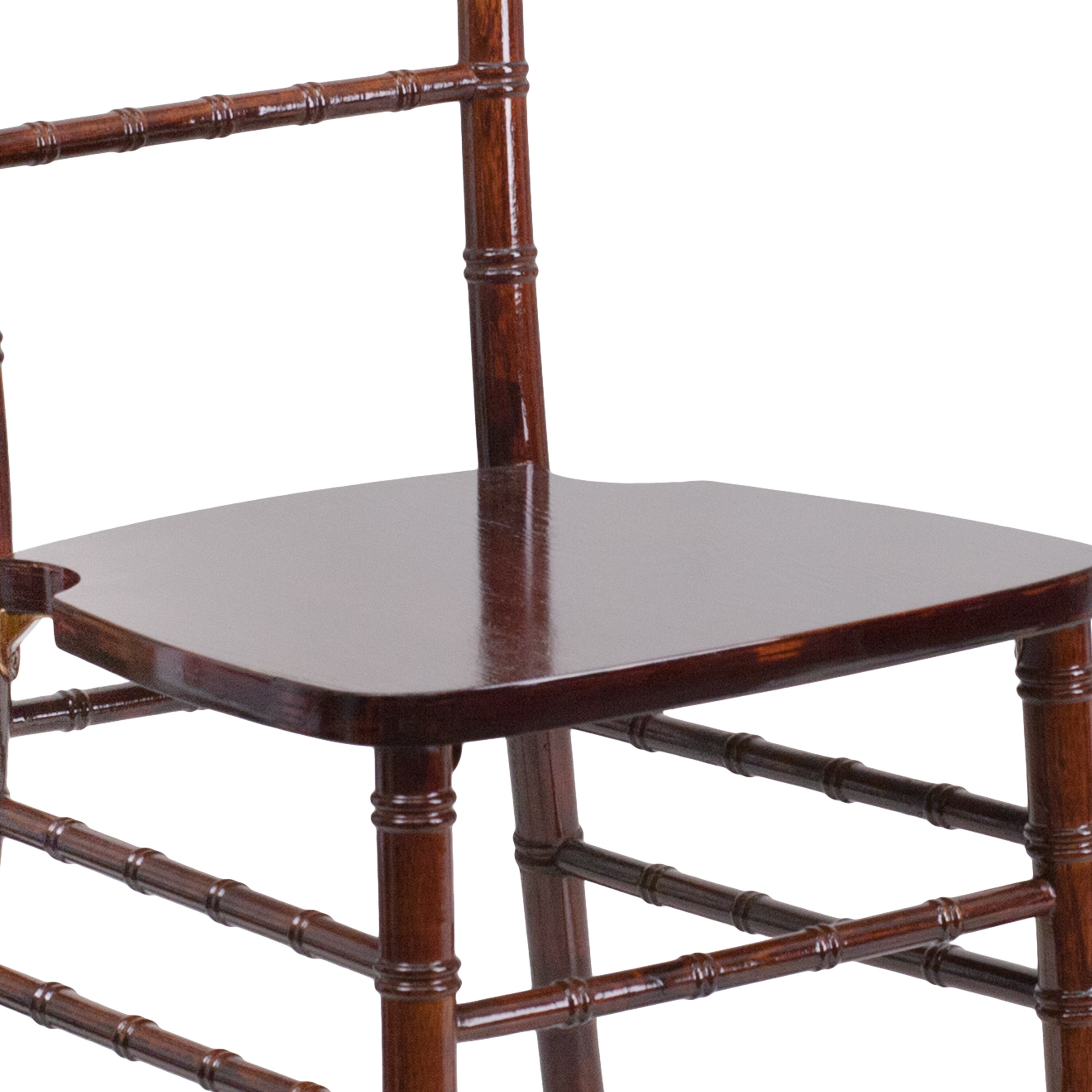 Flash Furniture Hercules Series Fruitwood Chiavari Chair - Traditional Wood  Accent Chair in the Chairs department at