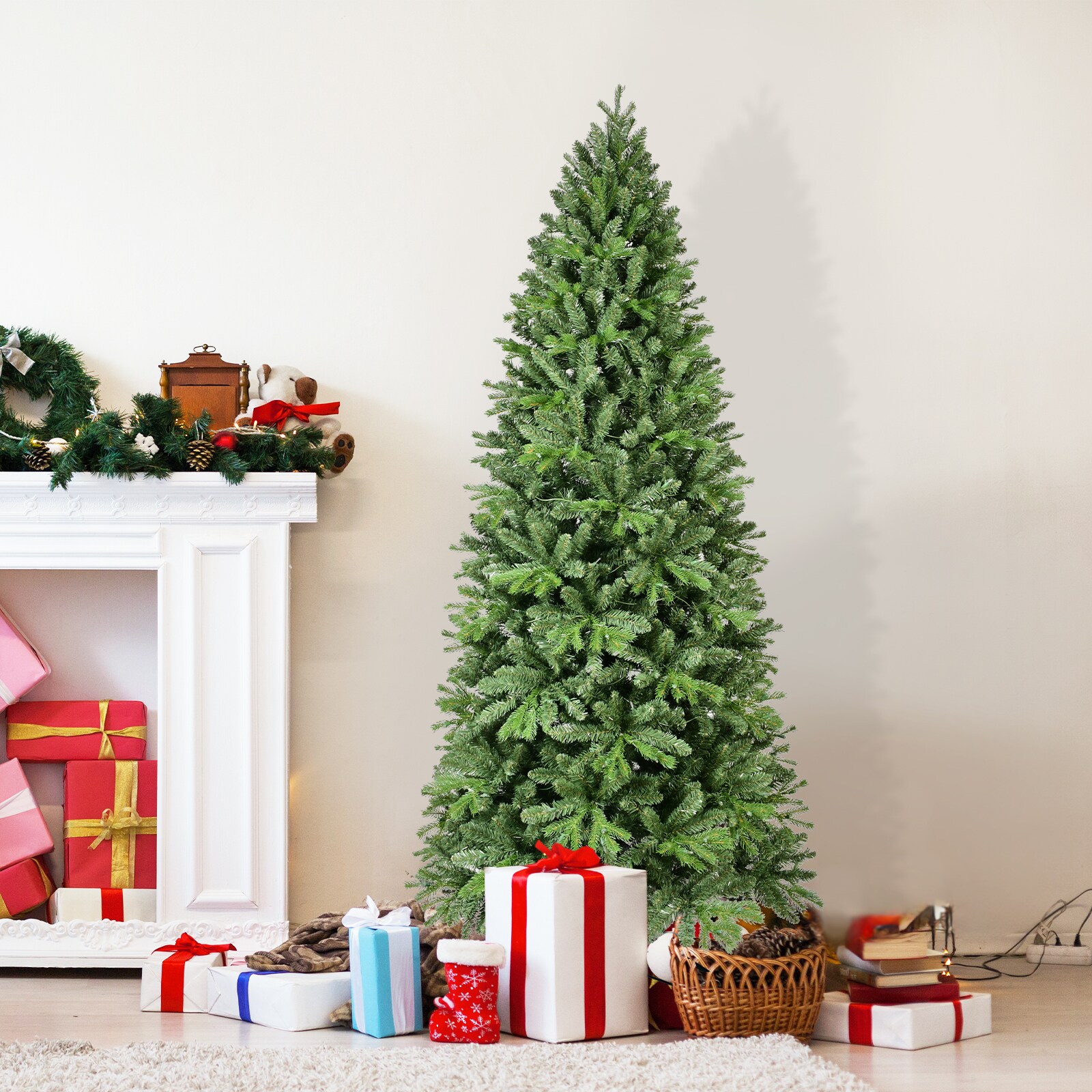 WELLFOR HYG24086US Artificial-Christmas-Trees - View #6