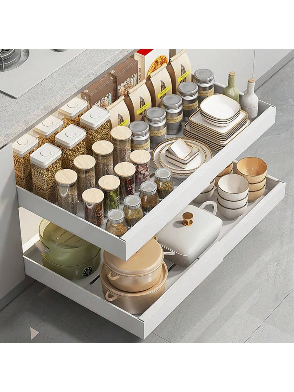 Qeetex FQZDN-1N7LLLWA-HF4 Pull-Out-Cabinet-Baskets - View #3