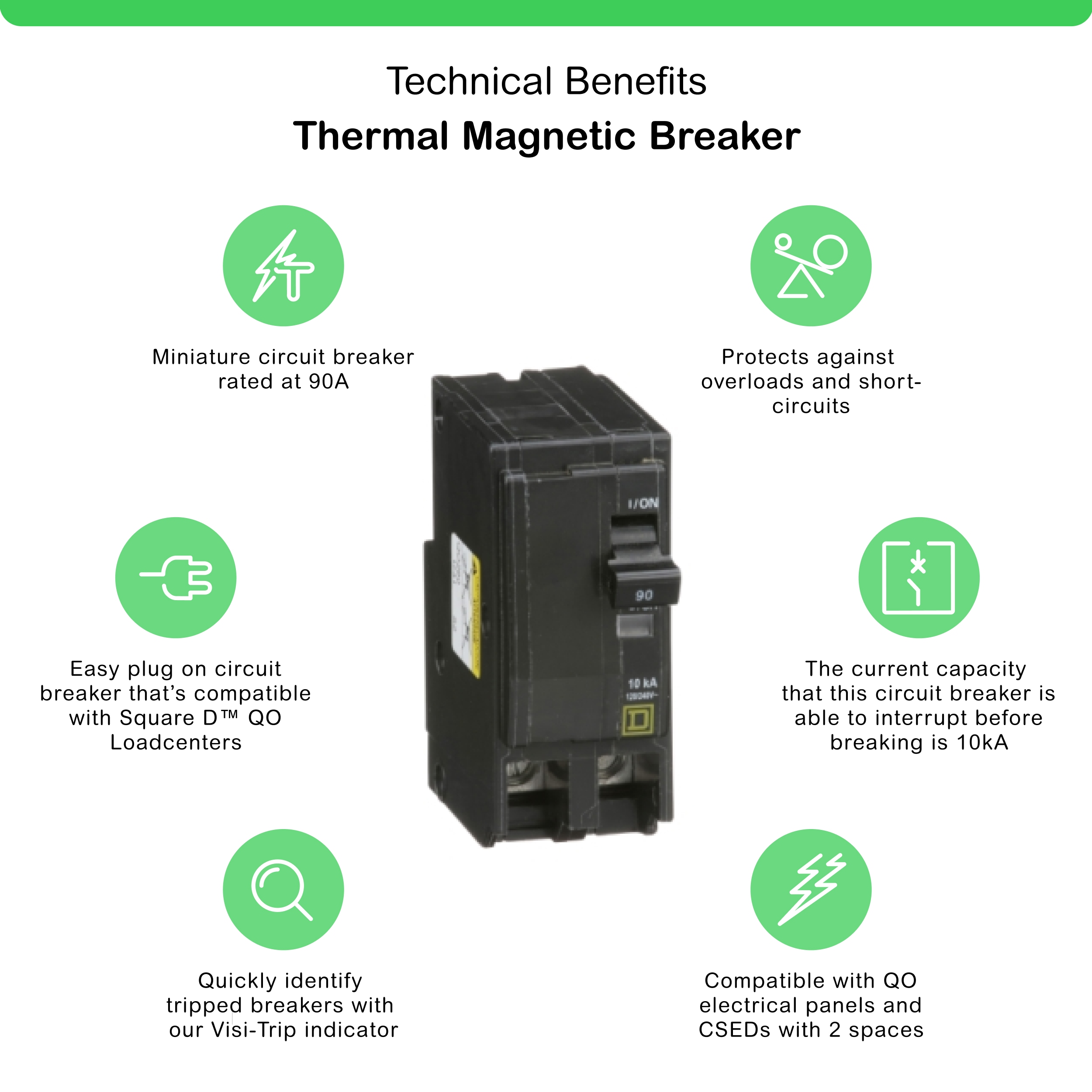 Square D QO290CP Circuit-Breakers - View #2