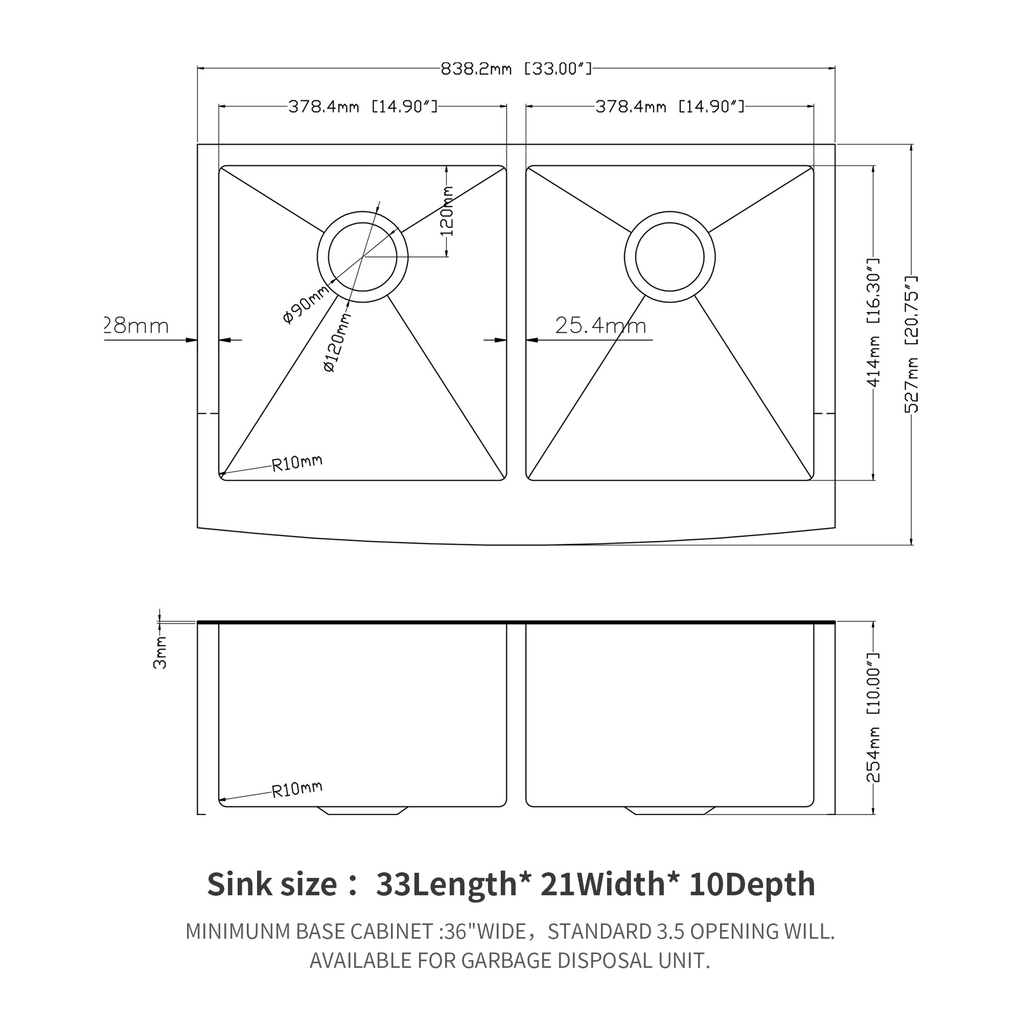 Vanityfus VF-LD-30608 Kitchen-Sinks - View #3