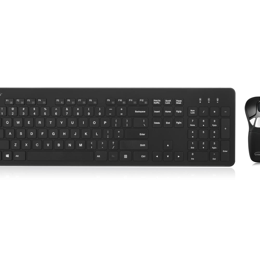  SYBA223499 Gyration GYM1100FK ADESSO Air Mouse GO Plus with Full Size Keyboard