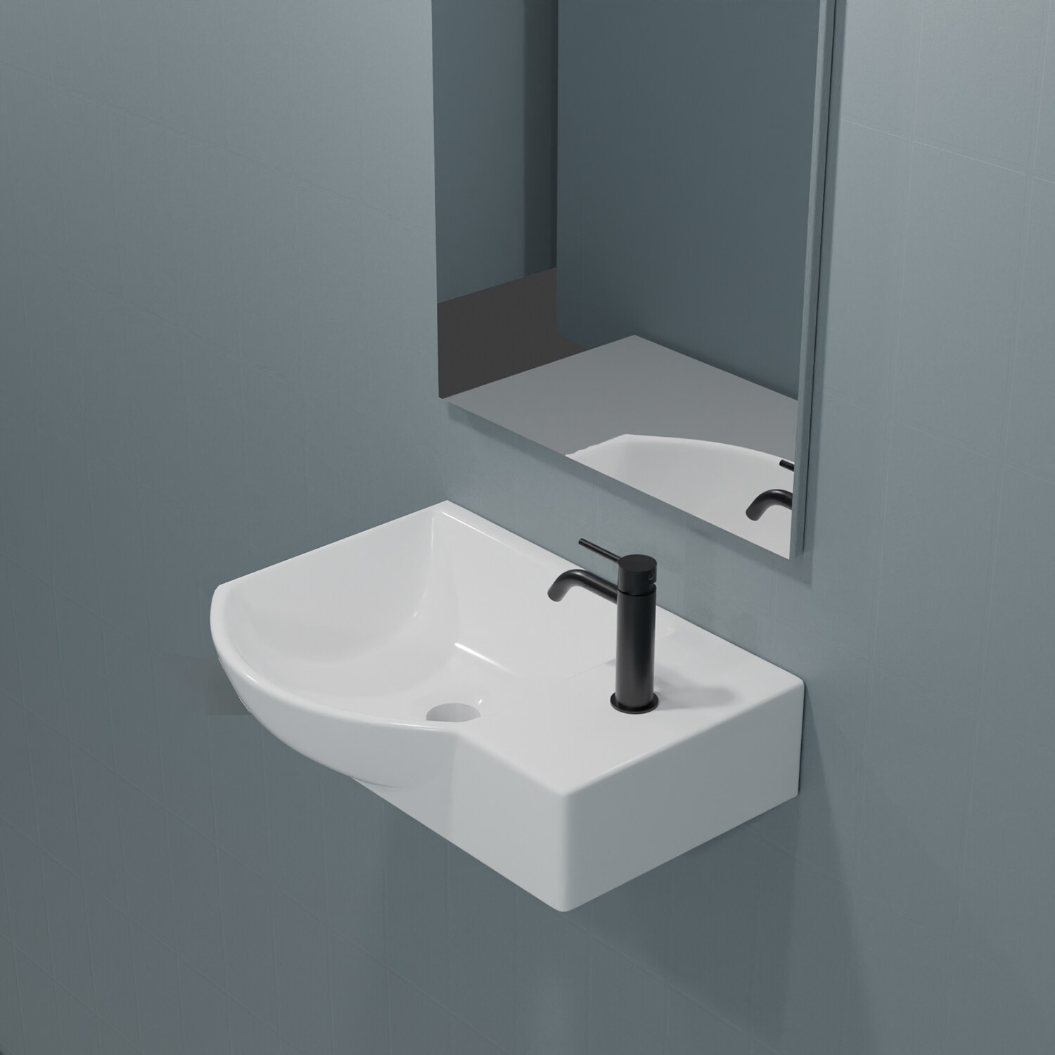 WS Bath Collections MINIMAL 4079 Bath-Sink - View #3