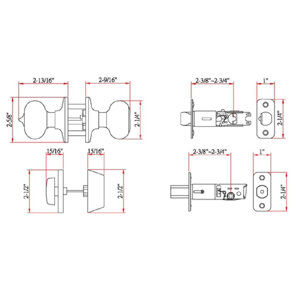 Design House 701821 Door-Knobs - View #3
