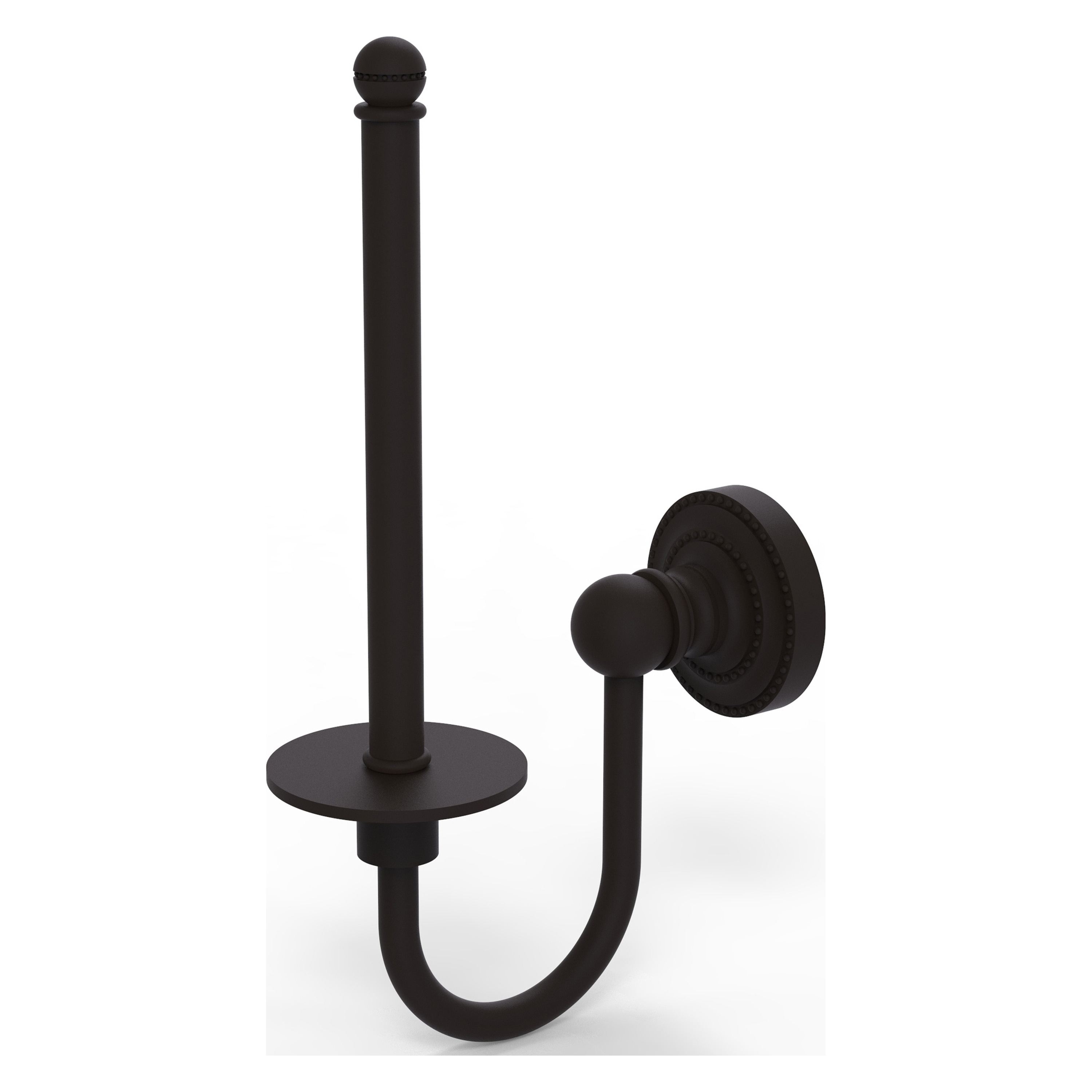 Allied Brass DT-24U-ORB Dottingham Oil-rubbed Bronze Wall mount Single post Toilet Paper Holder 1 -Rolls with Storage