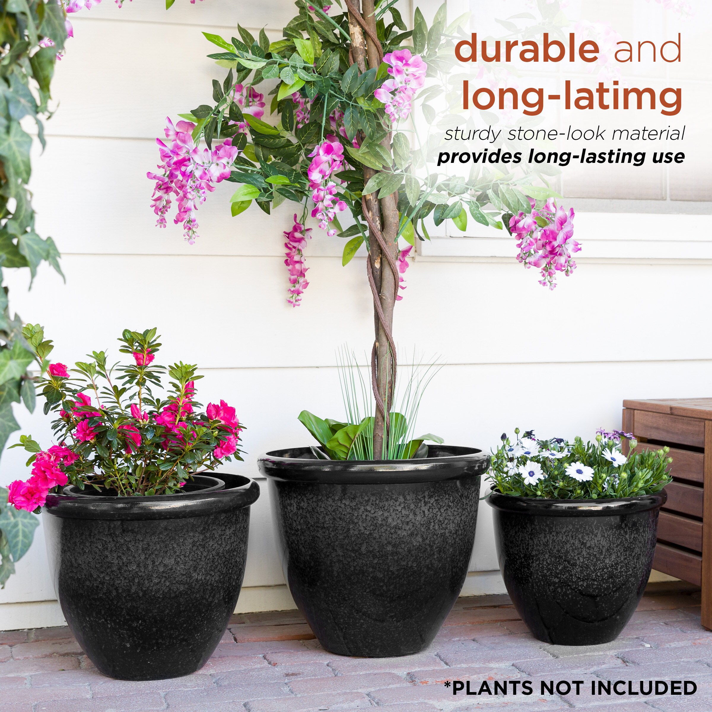 Alpine Corporation CLL436A-BK Planter-Window-Box - View #7