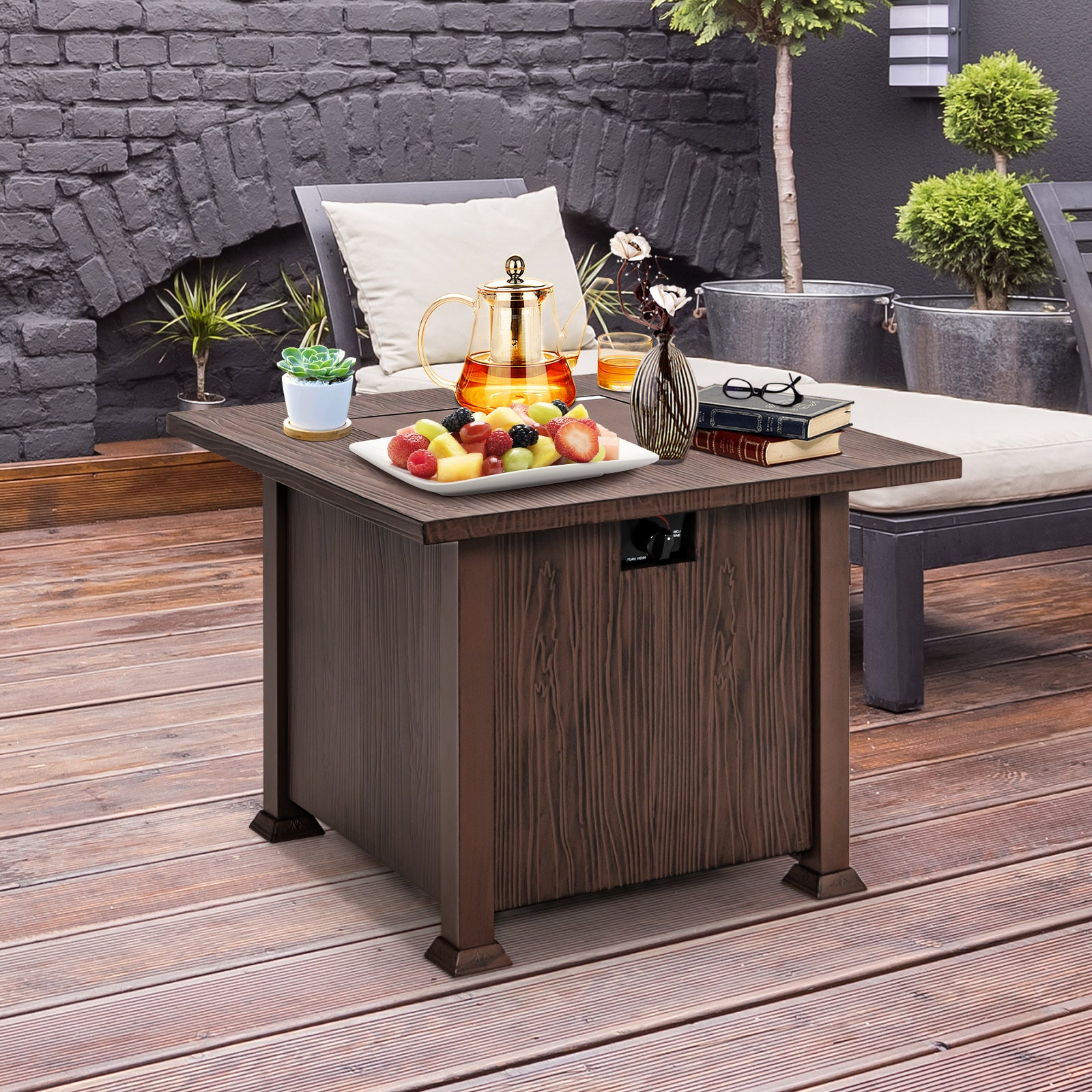 Costway NP10826CF Outdoor-Gas-Firepits - View #10