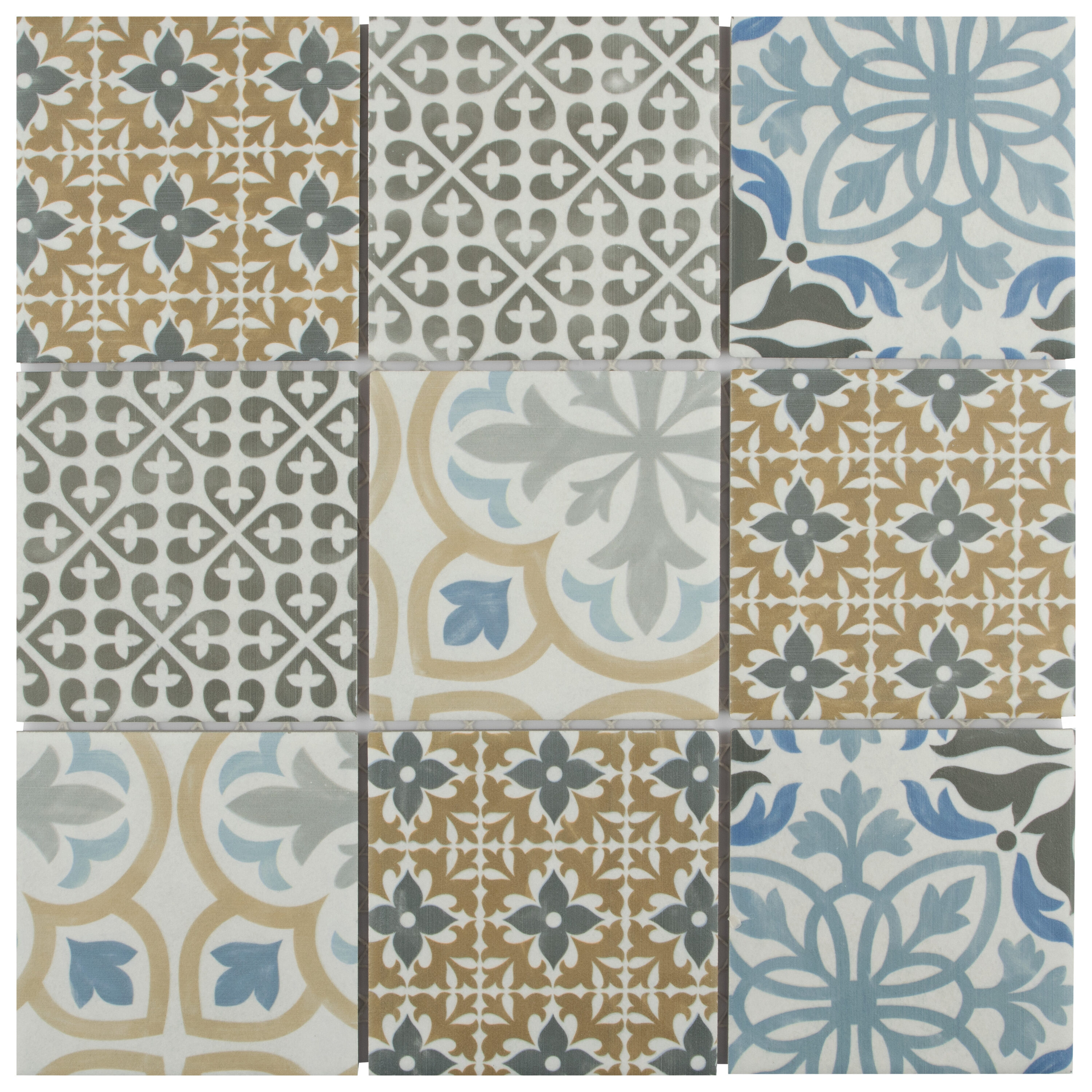 Affinity Tile S1FTCPORTO Sample - Porto Yellow 6-in x 6-in Matte Porcelain Floor and Wall Tile