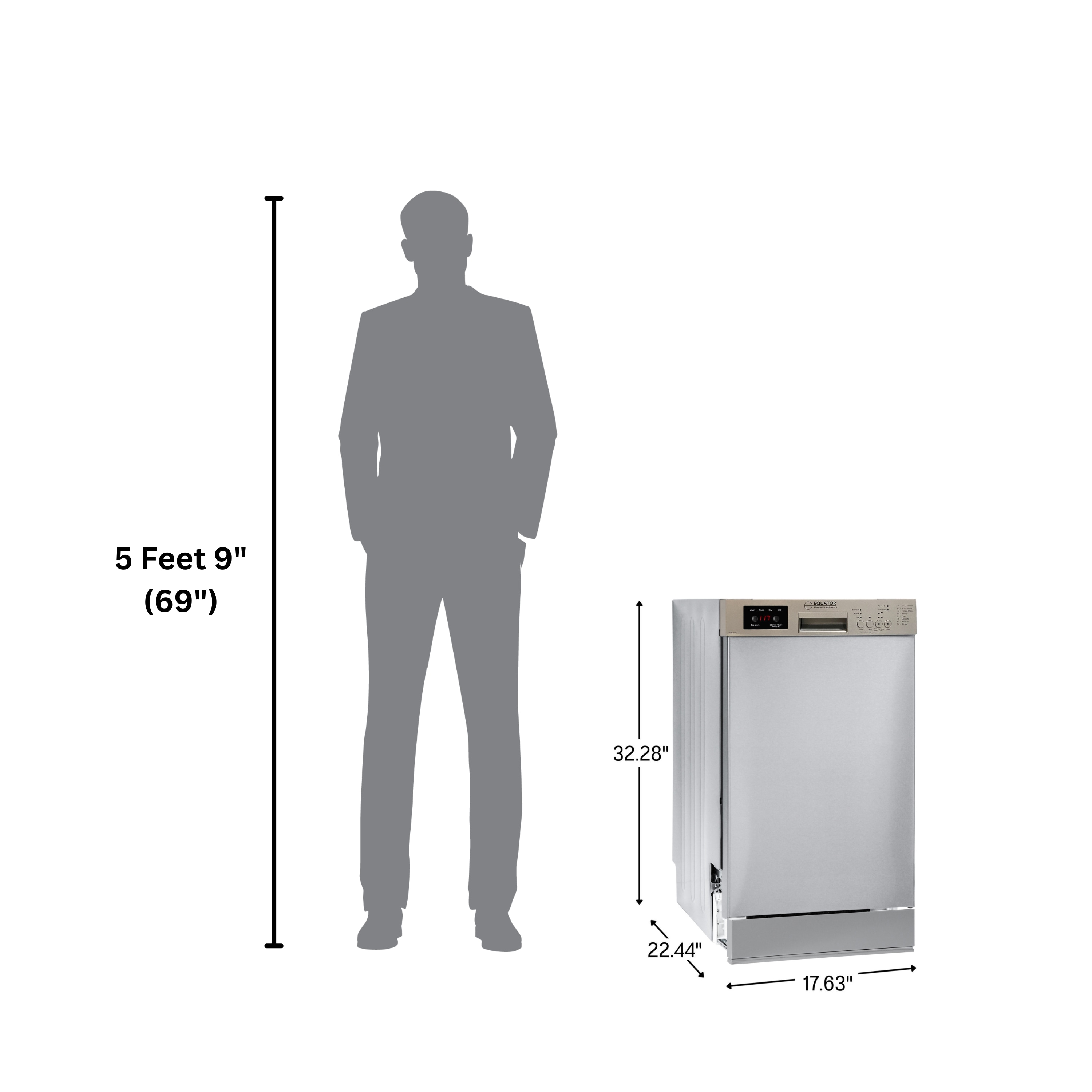 Equator Advanced Appliances SB 1840 Builtin-Dish - View #4