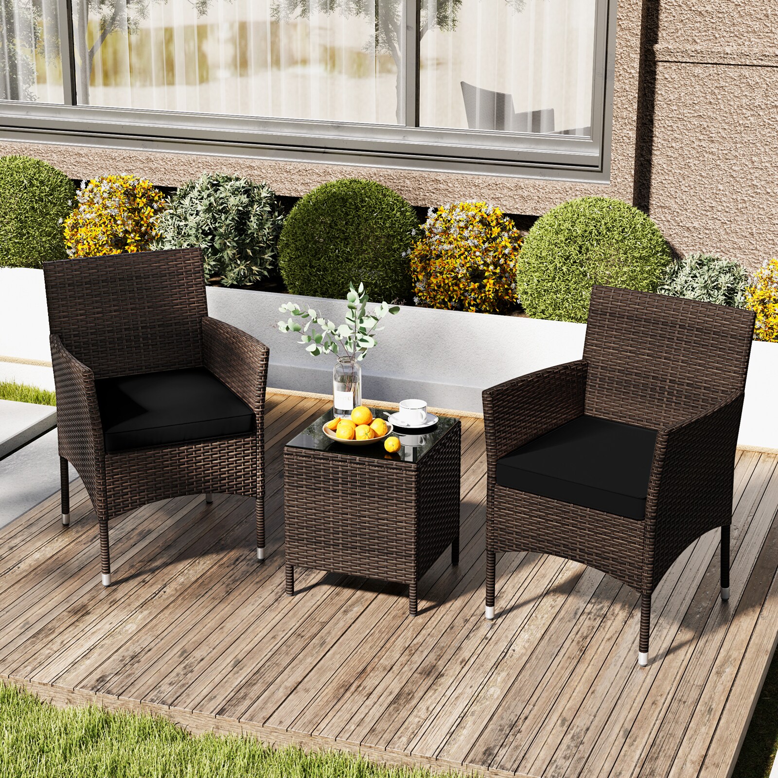Slickblue D-CO-KD29727WH Patio-Conversation-Sets - View #2