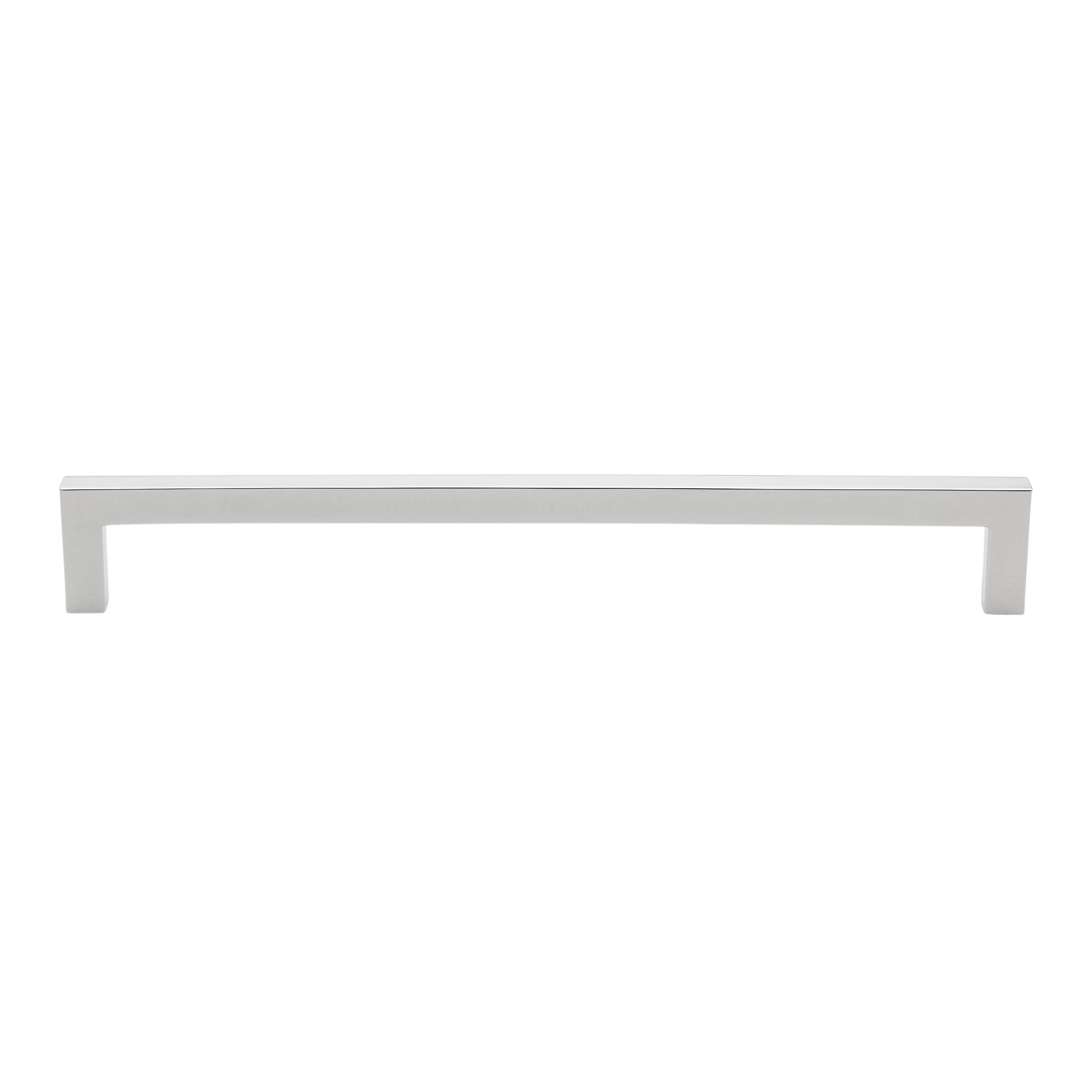 GlideRite Hardware 21683-224-PC-5 8-3/4 Inch Center to Center Solid Square Bar Pull - 21683-224