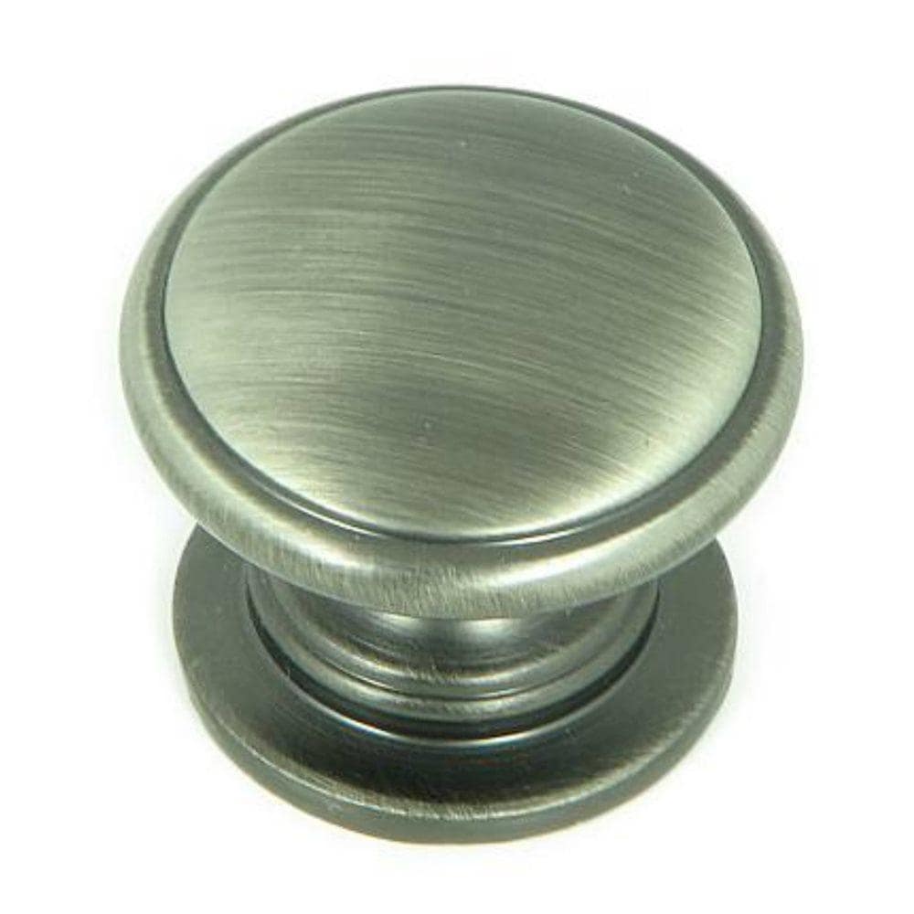 Stone Mill Hardware CP80980-WEN Saybrook Weathered nickel Round Traditional Cabinet Knob