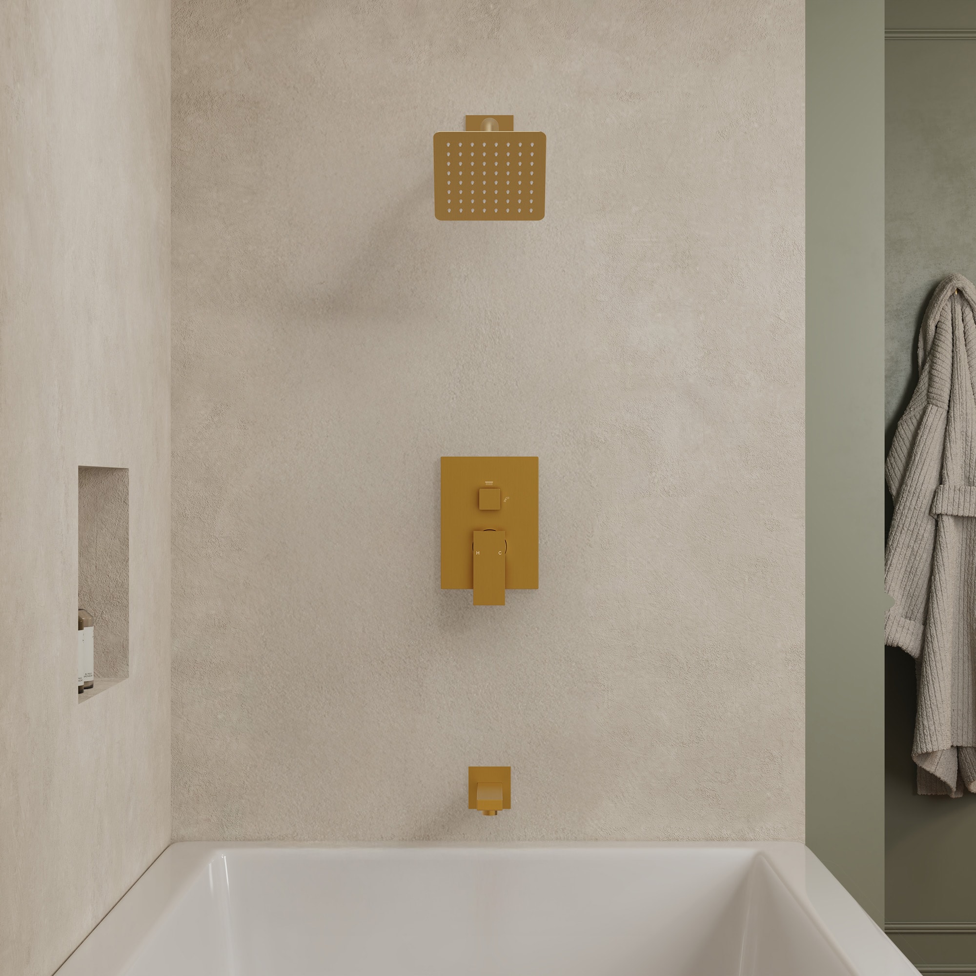 GRANDJOY SGF10GJ-58-BG10 Tub-Shower-Faucets - View #3