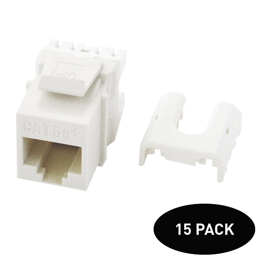 Legrand WP3475WHV15 15 -Pack CAT5e Ethernet Wall Jack