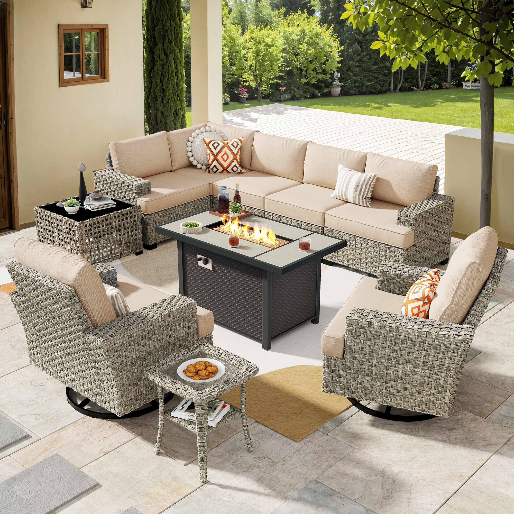 Pouuin SDFPTYZBS609 Patio-Sofas-Daybeds - View #11