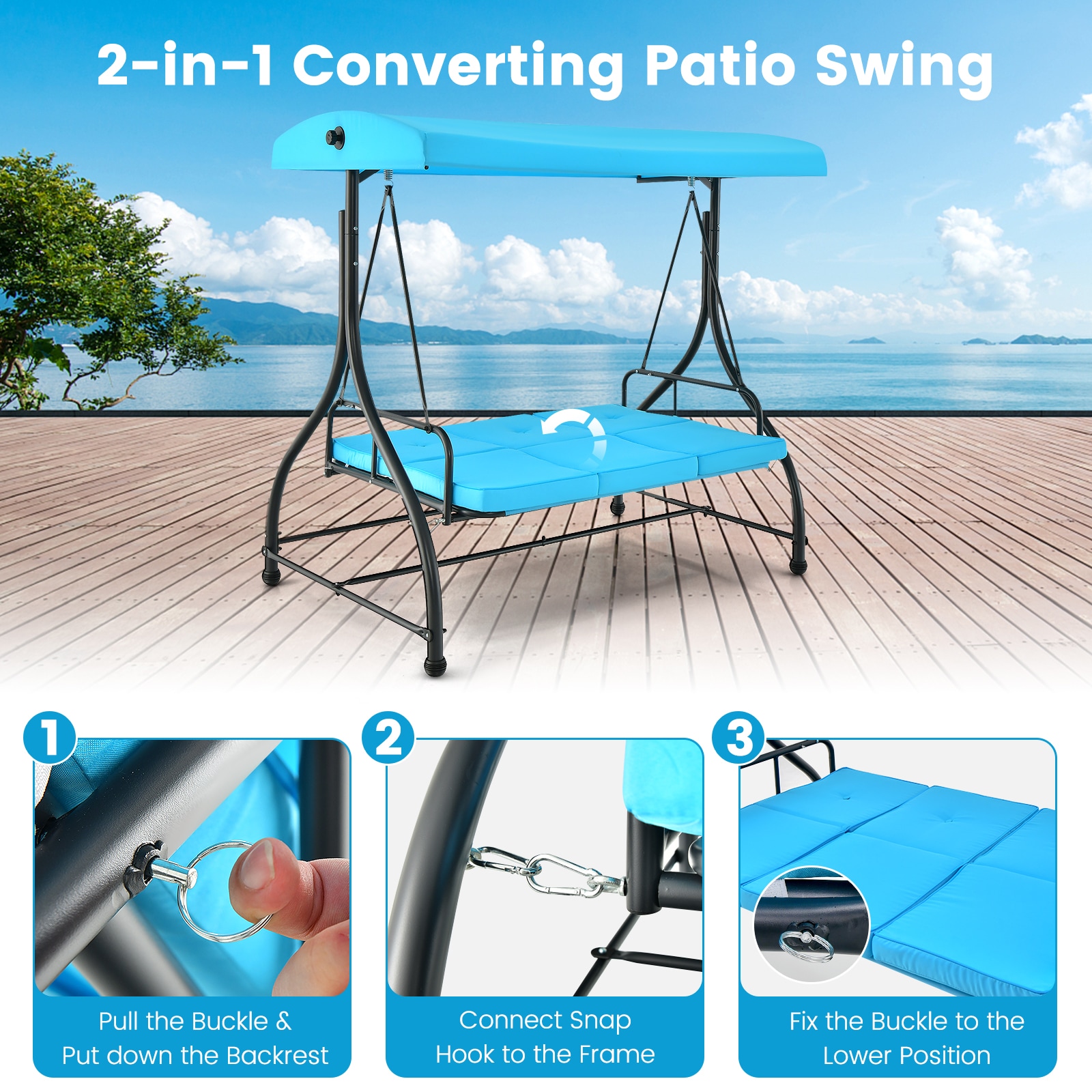 Iseryn BV110085TU Swing-Gliders - View #3