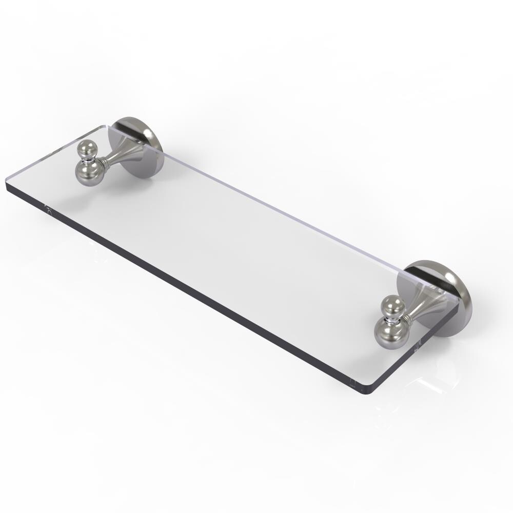 Allied Brass SL-1-16-SN Shadwell Satin Nickel Wall mount Bathroom Shelf ( 16-in x 3.6-in x 5-in )