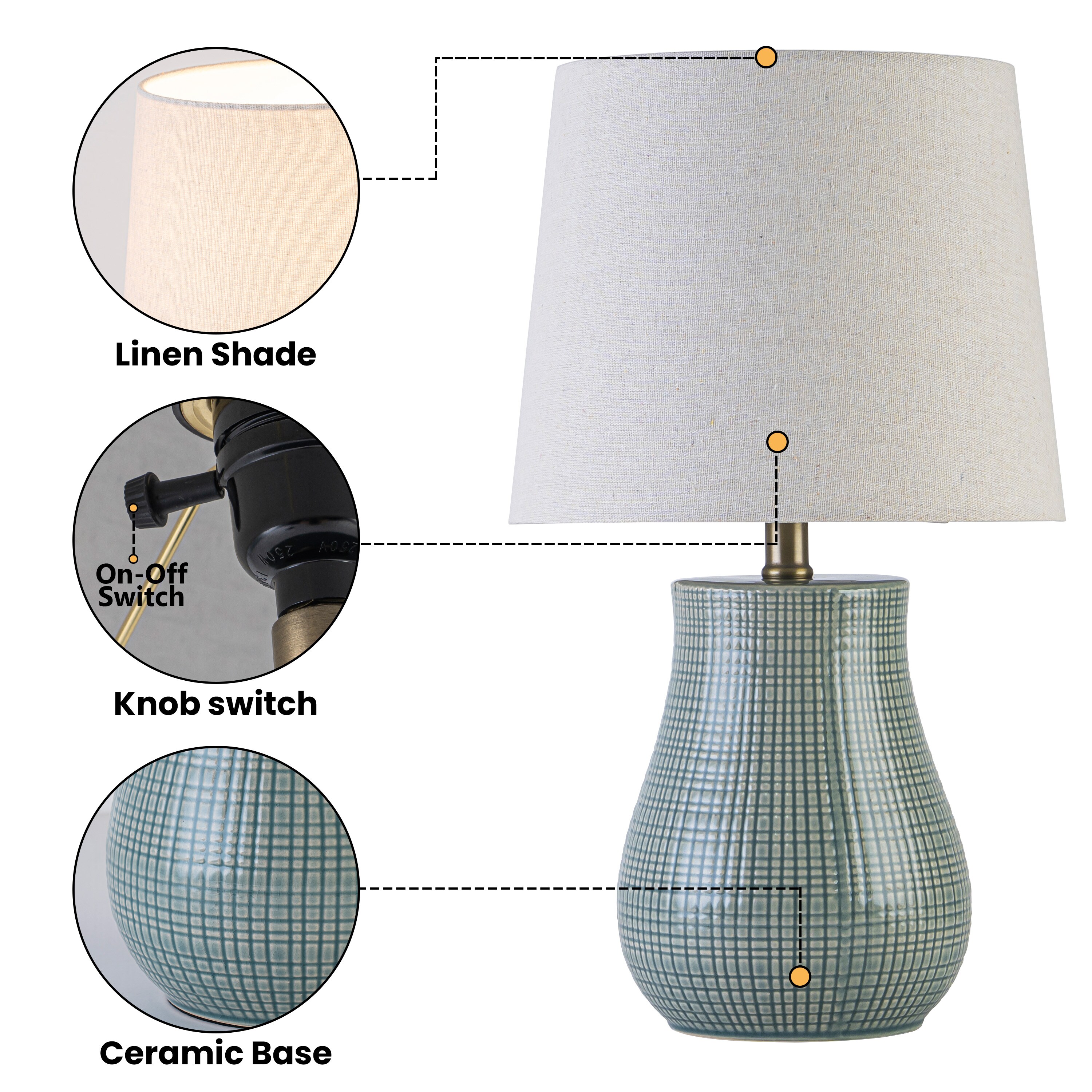 C Cattleya LCA2677-TGR Table-Lamps - View #4