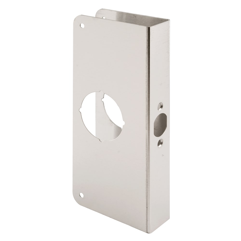 Prime-Line MP9450 3-7/8-in W x 9-in H Brushed Door Reinforcer Reinforcing plate