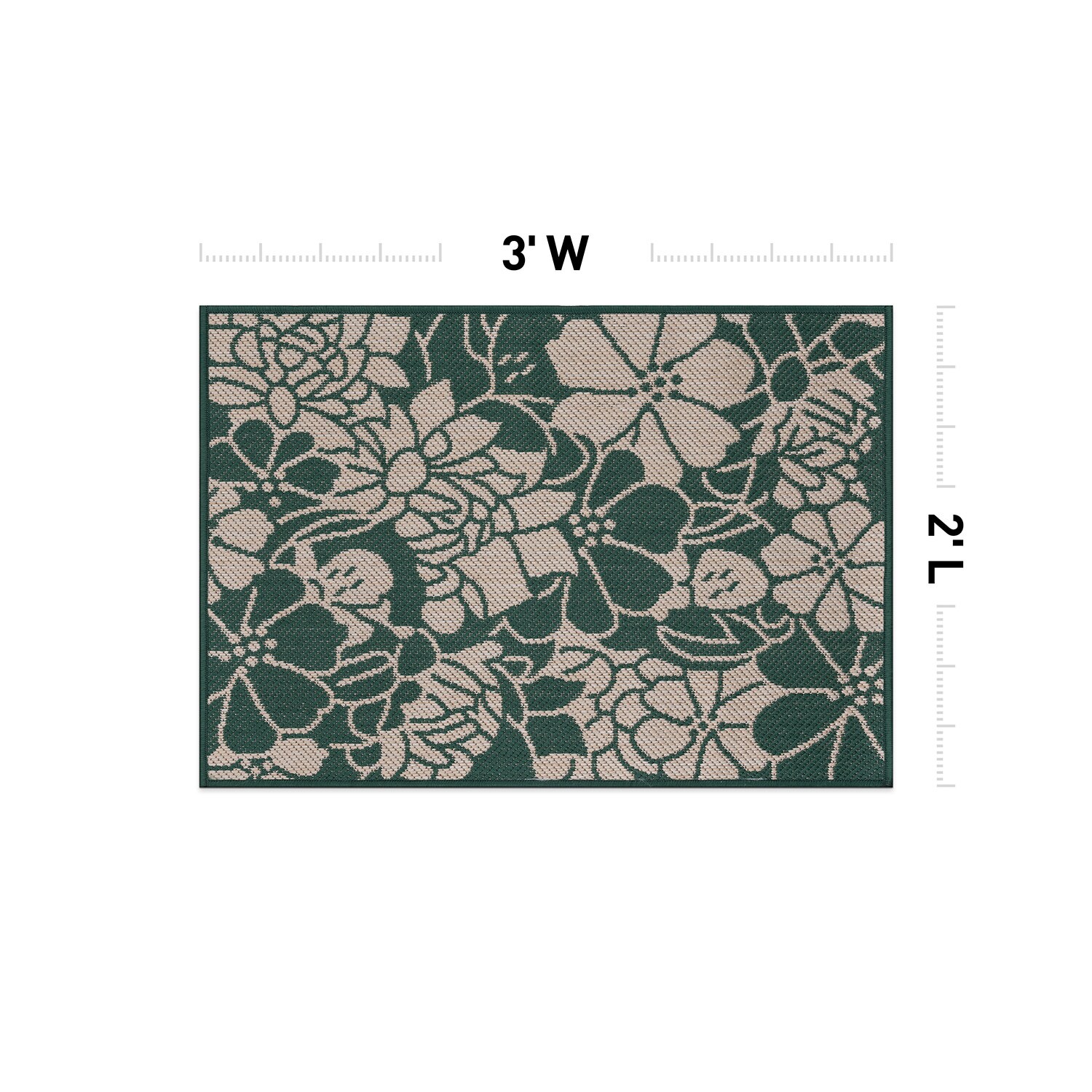 World Rug Gallery 115GREEN2X3 rugs - View #3