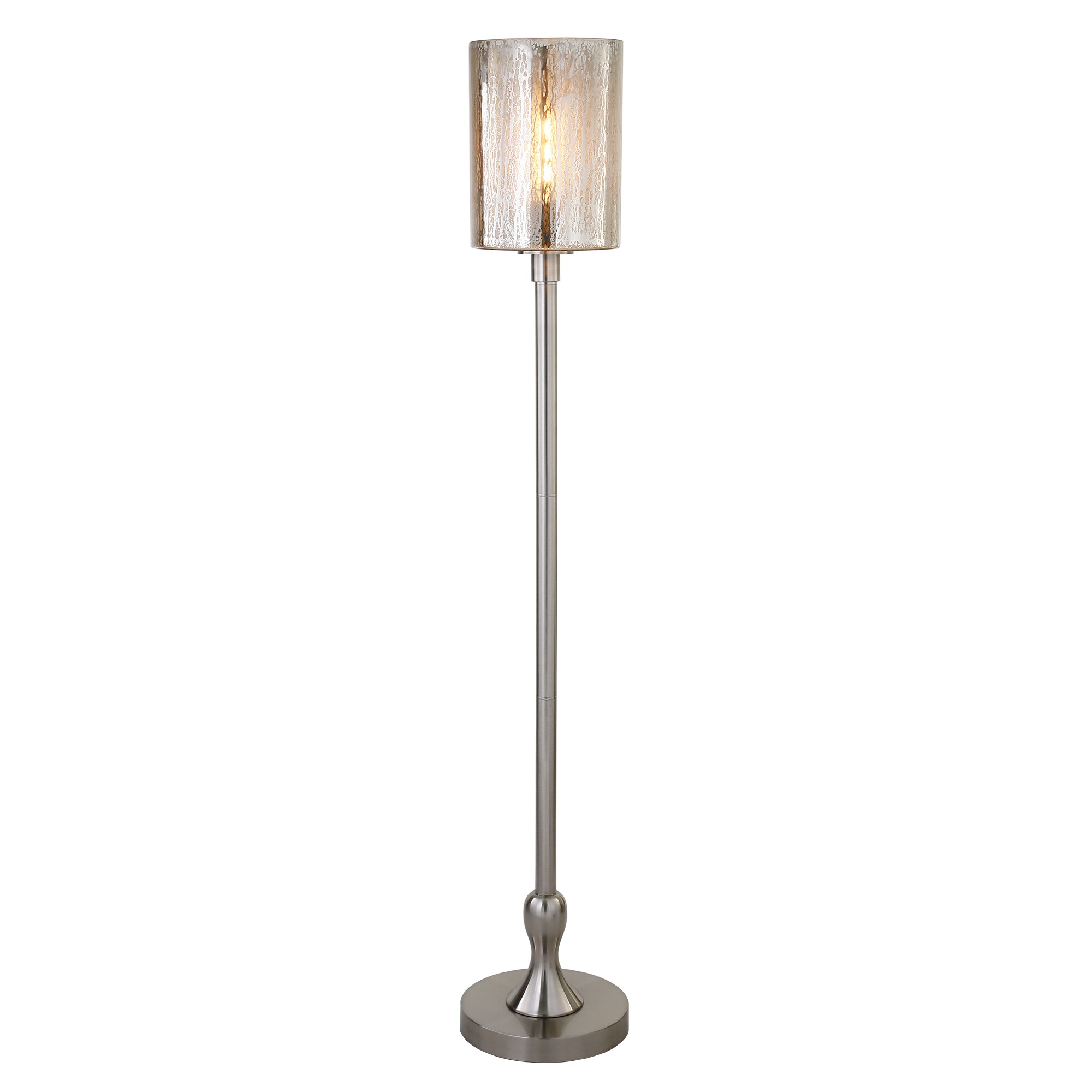 brushed nickel floor lamps lowe's