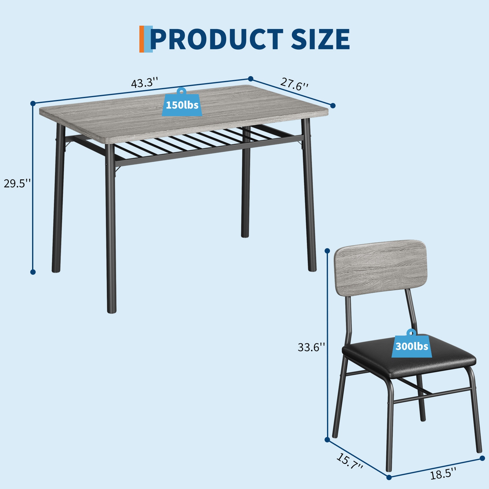 Garvee 1R5I8GMEB2V845 Dining-Sets - View #5