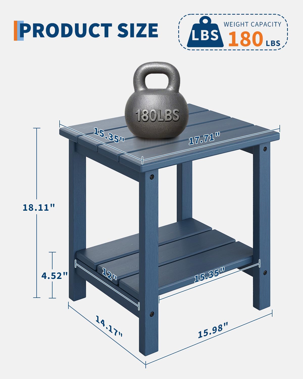 GarveeLife CLJ-PDOY3K354ZSJ43 Patio-Tables - View #4