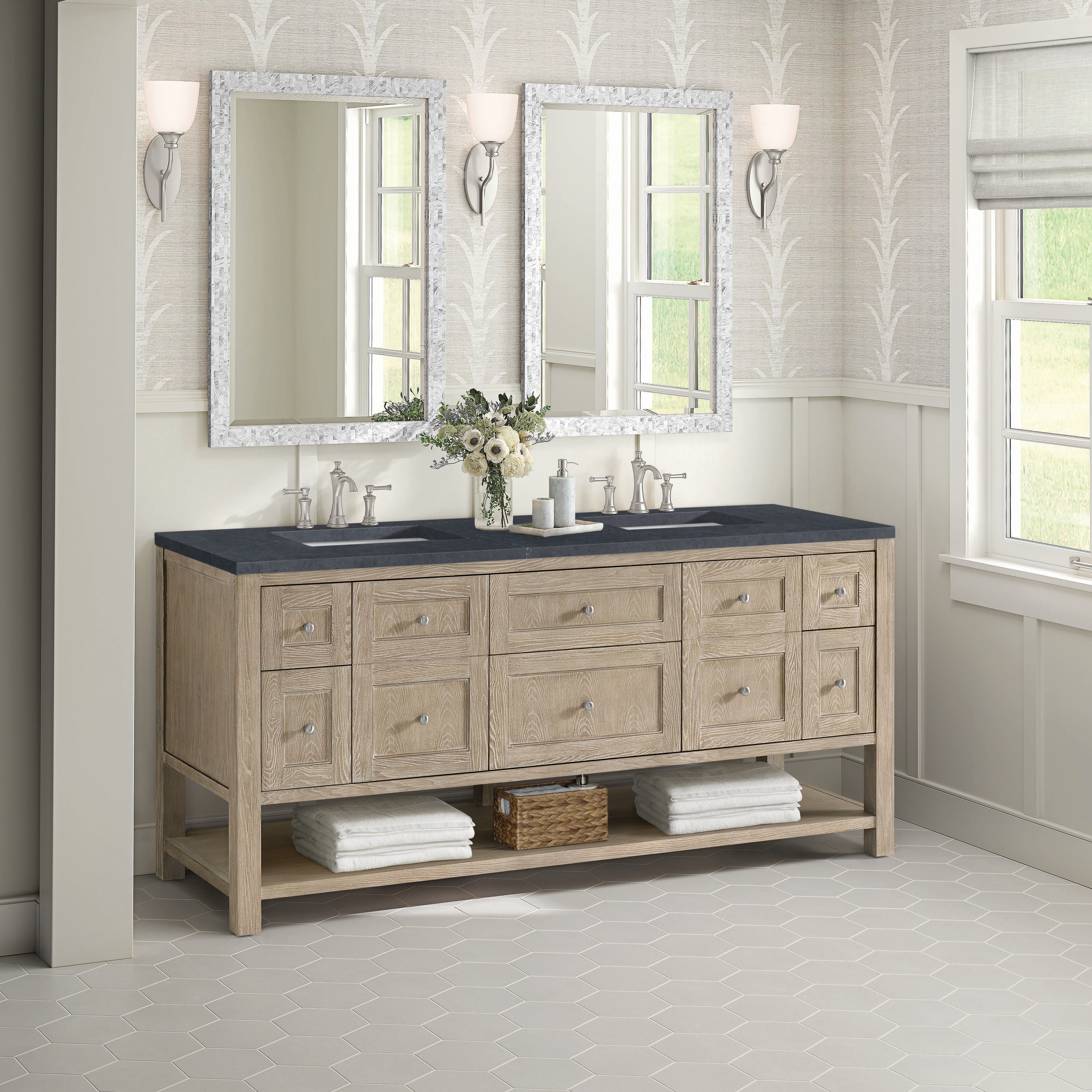 James Martin Vanities 330-V72-WWO-3CSP Bath-Vanity-Combo - View #3