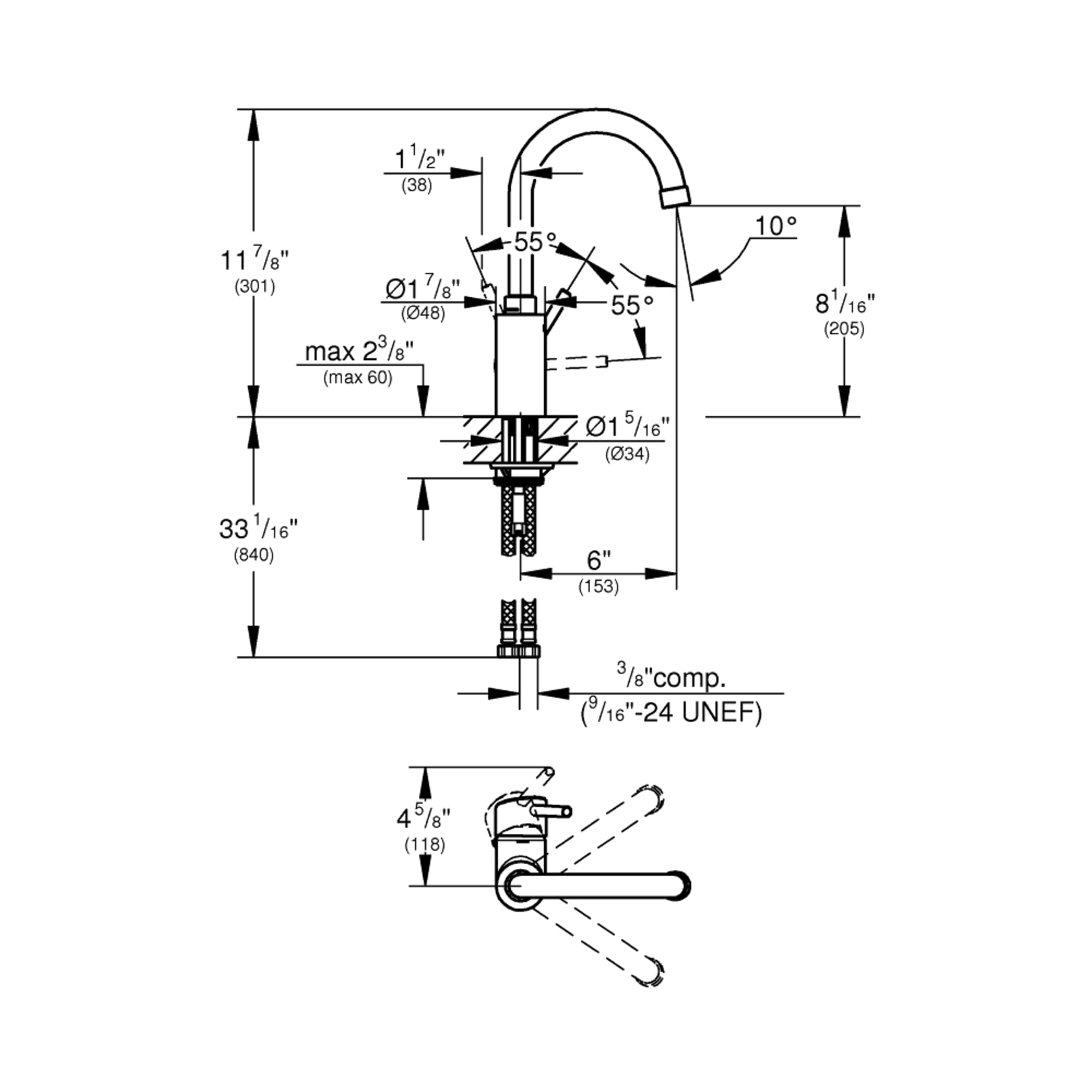 GROHE 31518000 Kitchen-Faucets - View #2