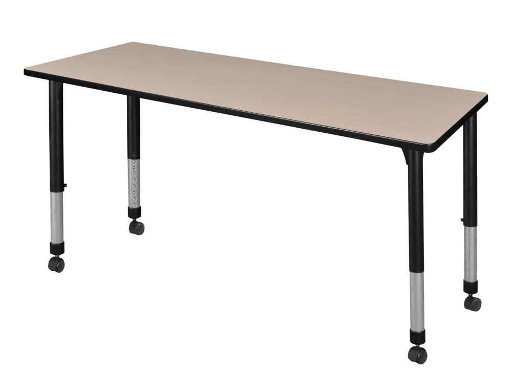 Regency MT7224BEAPCBK Classroom Tables Off-white 4-Person Training Table (72-in W x 34-in H)