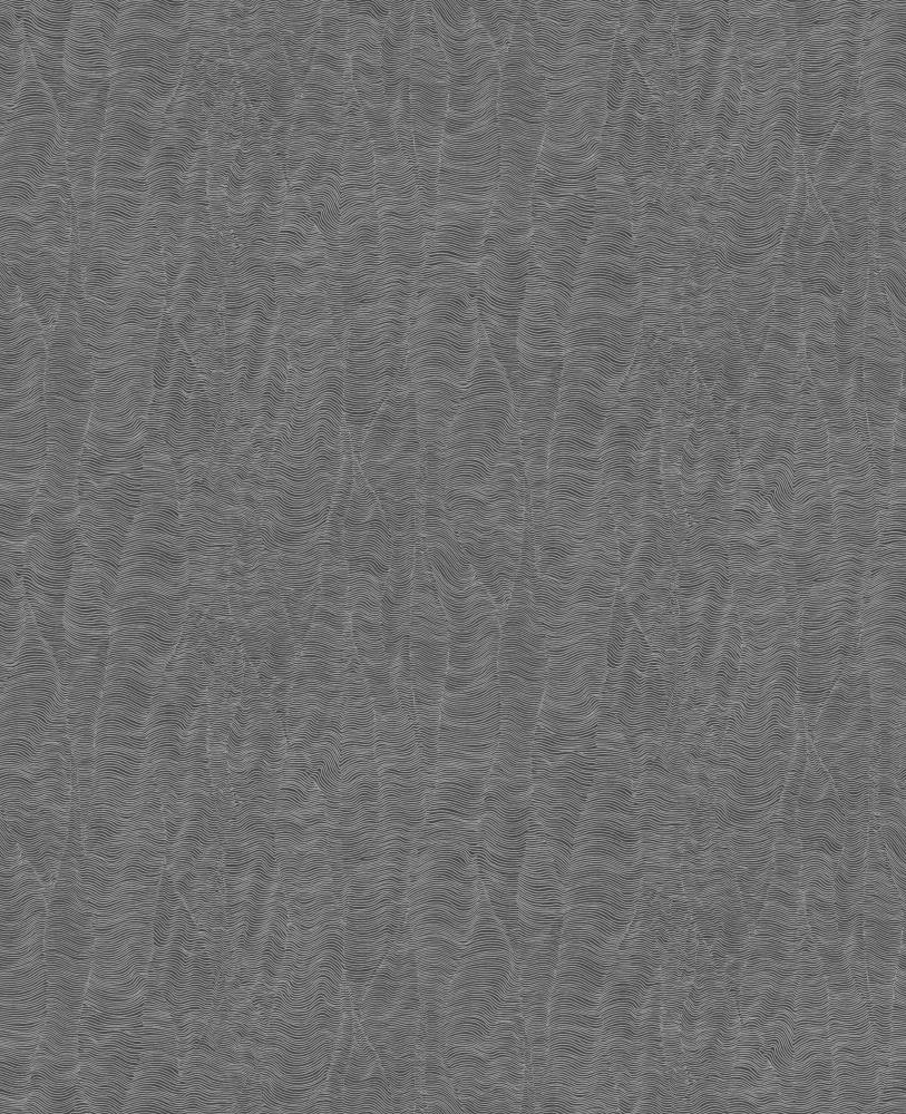 Boutique 103043 Quintessential/Kyoto 56-sq ft Black/Silver Vinyl Textured Abstract Unpasted Wallpaper
